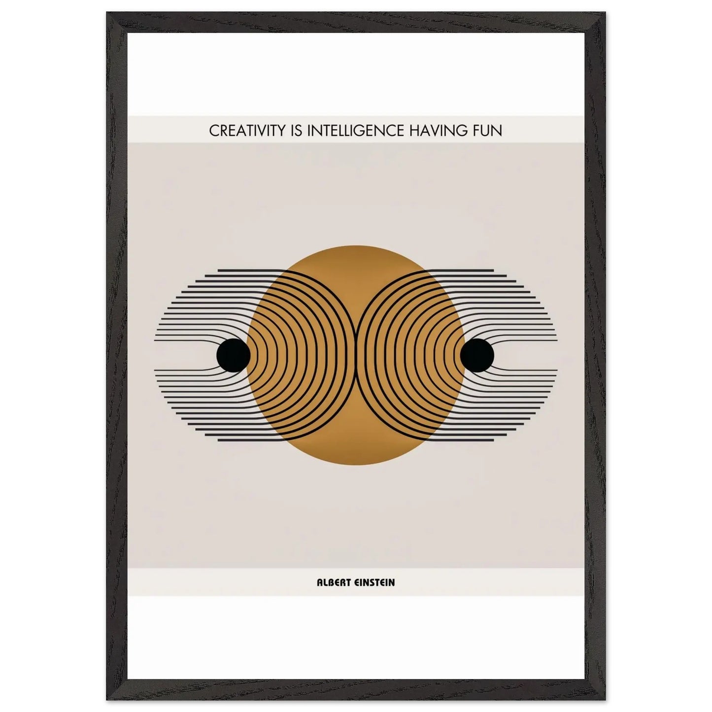 Albert Einstein Quote-INK & FRAME STUDIO