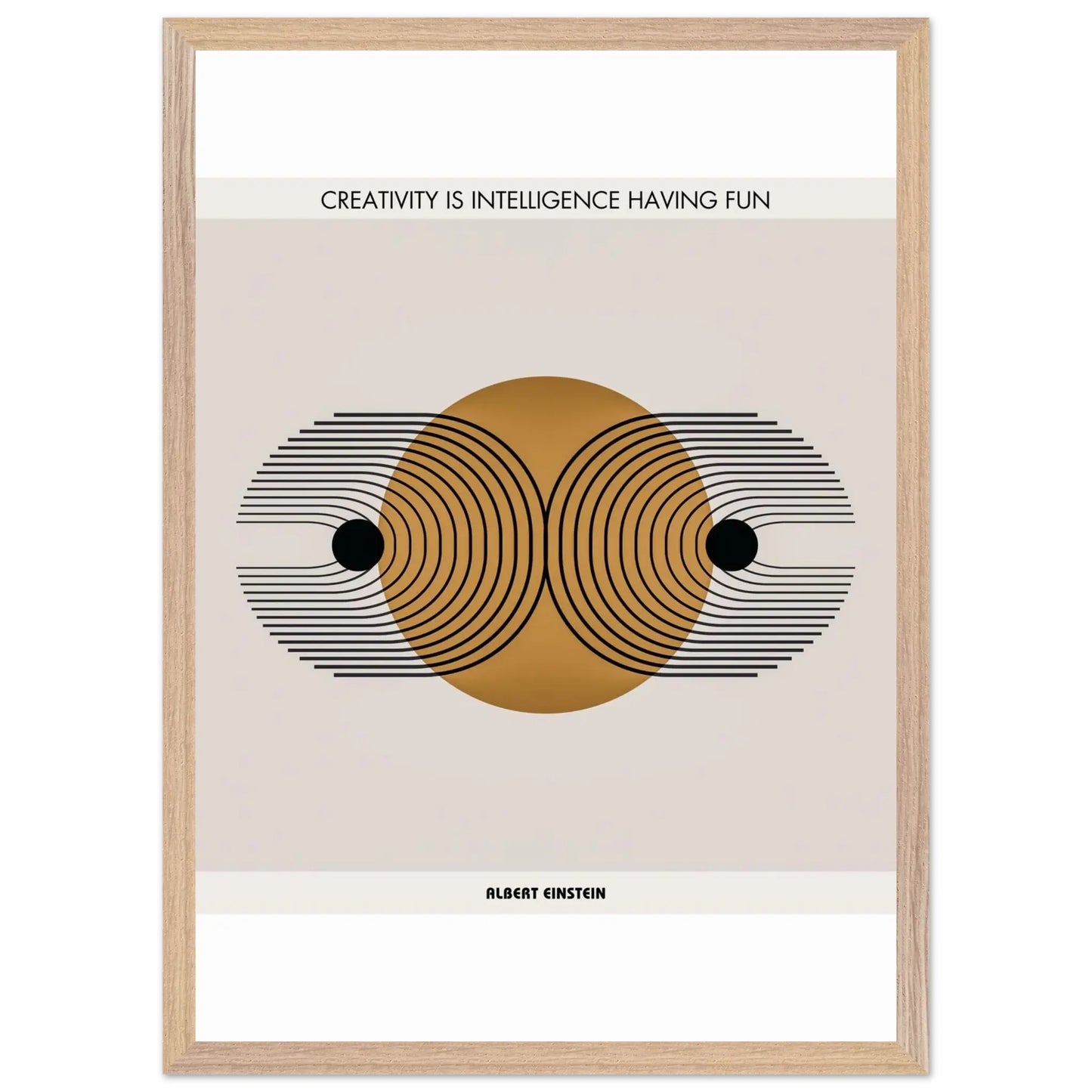 Albert Einstein Quote-INK & FRAME STUDIO