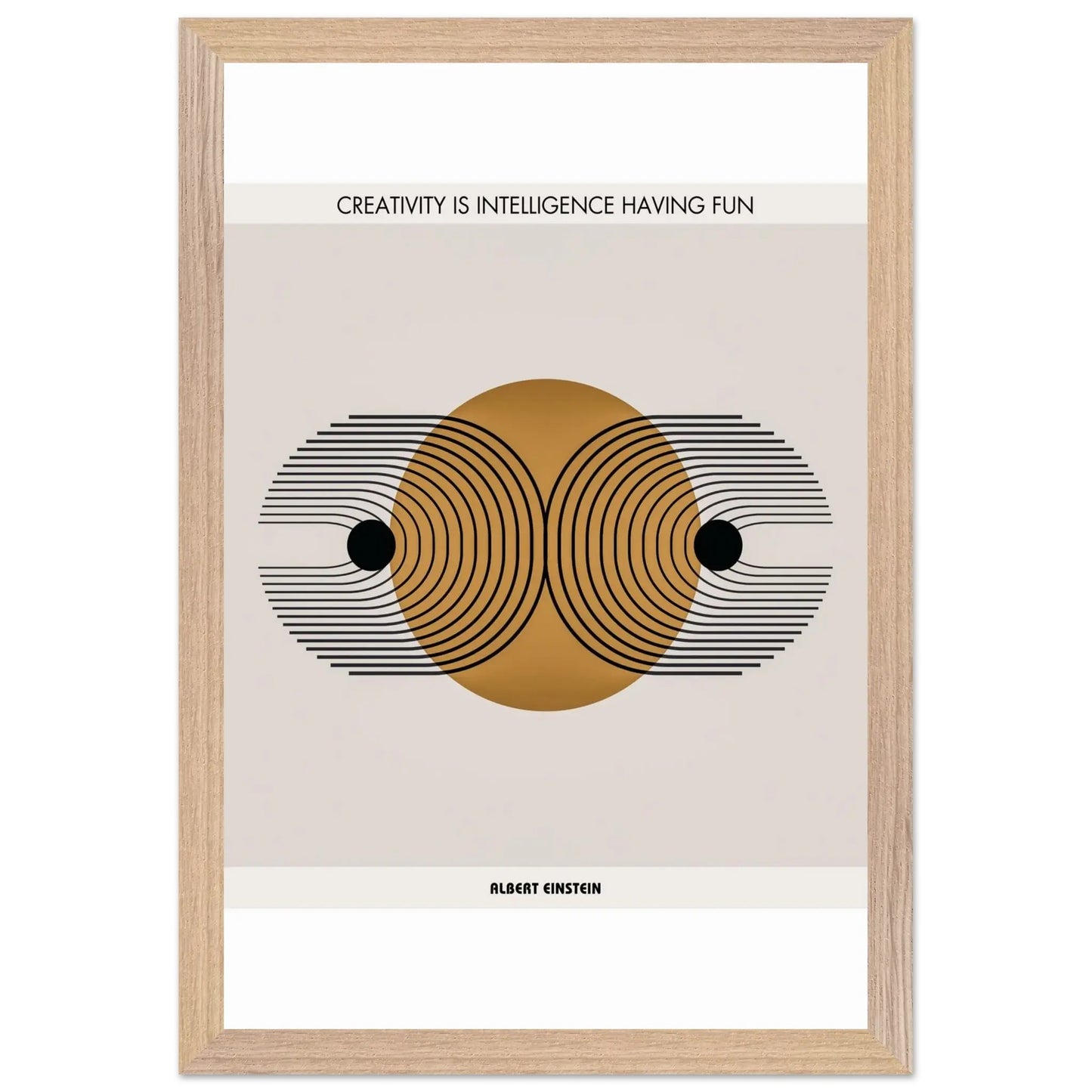 Albert Einstein Quote-INK & FRAME STUDIO