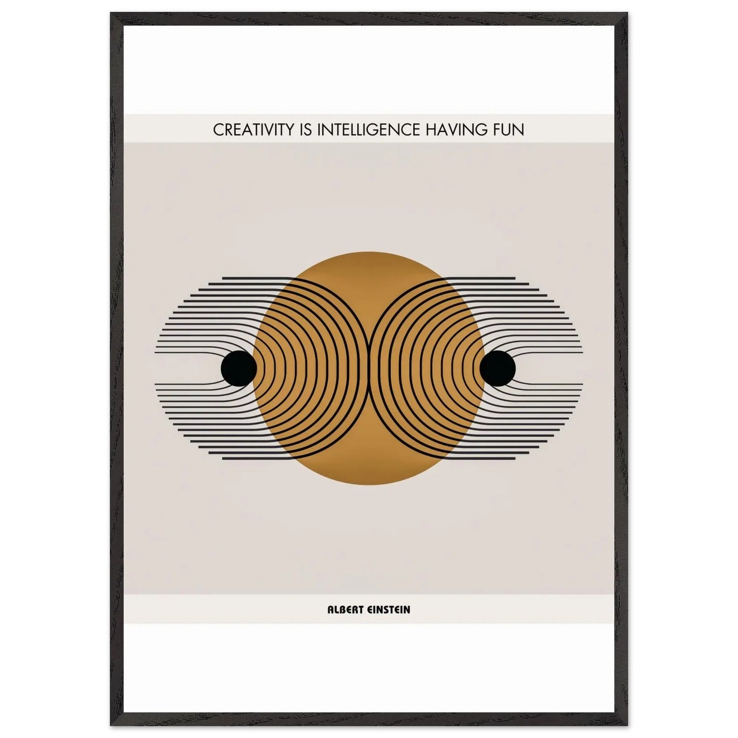 Albert Einstein Quote-INK & FRAME STUDIO