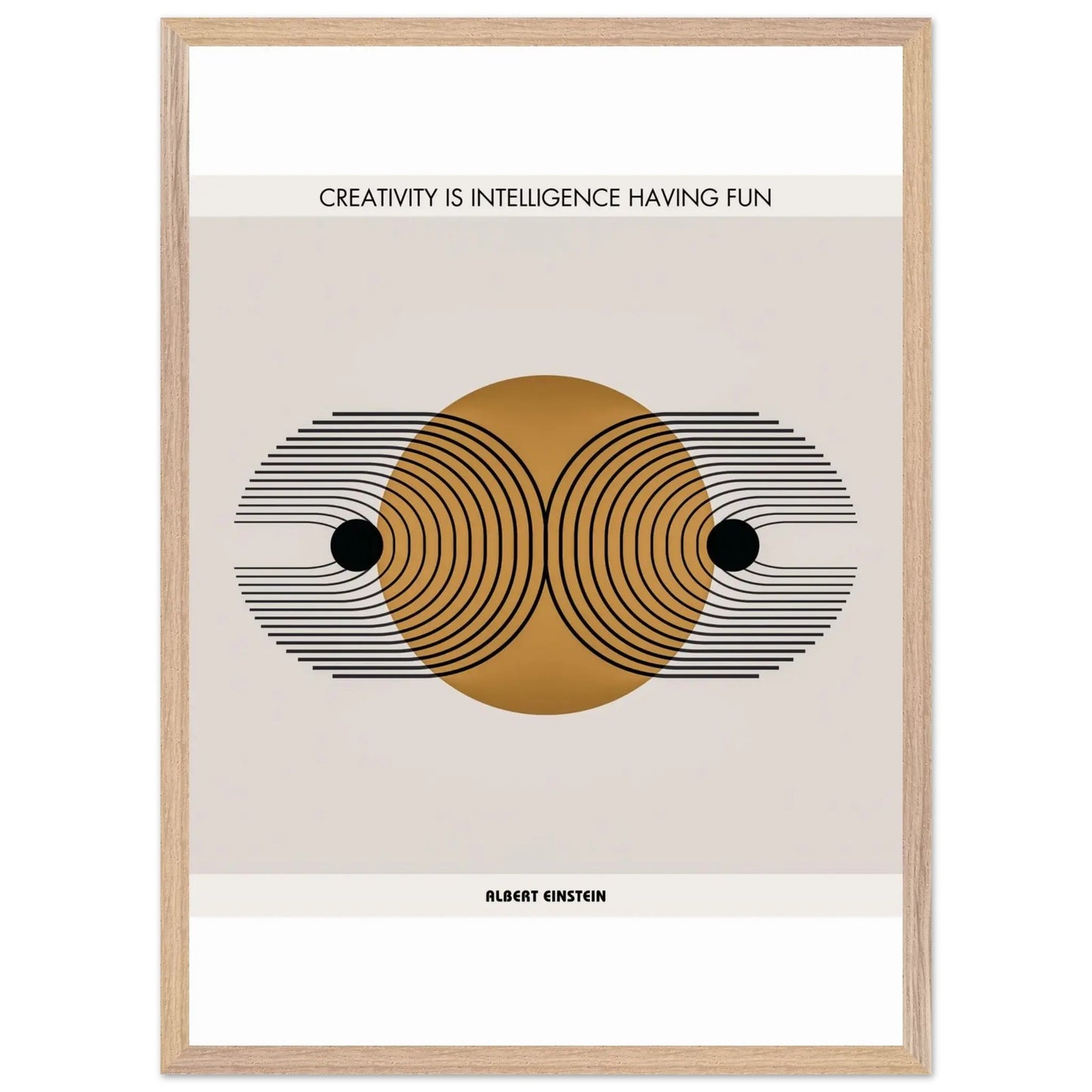 Albert Einstein Quote-INK & FRAME STUDIO