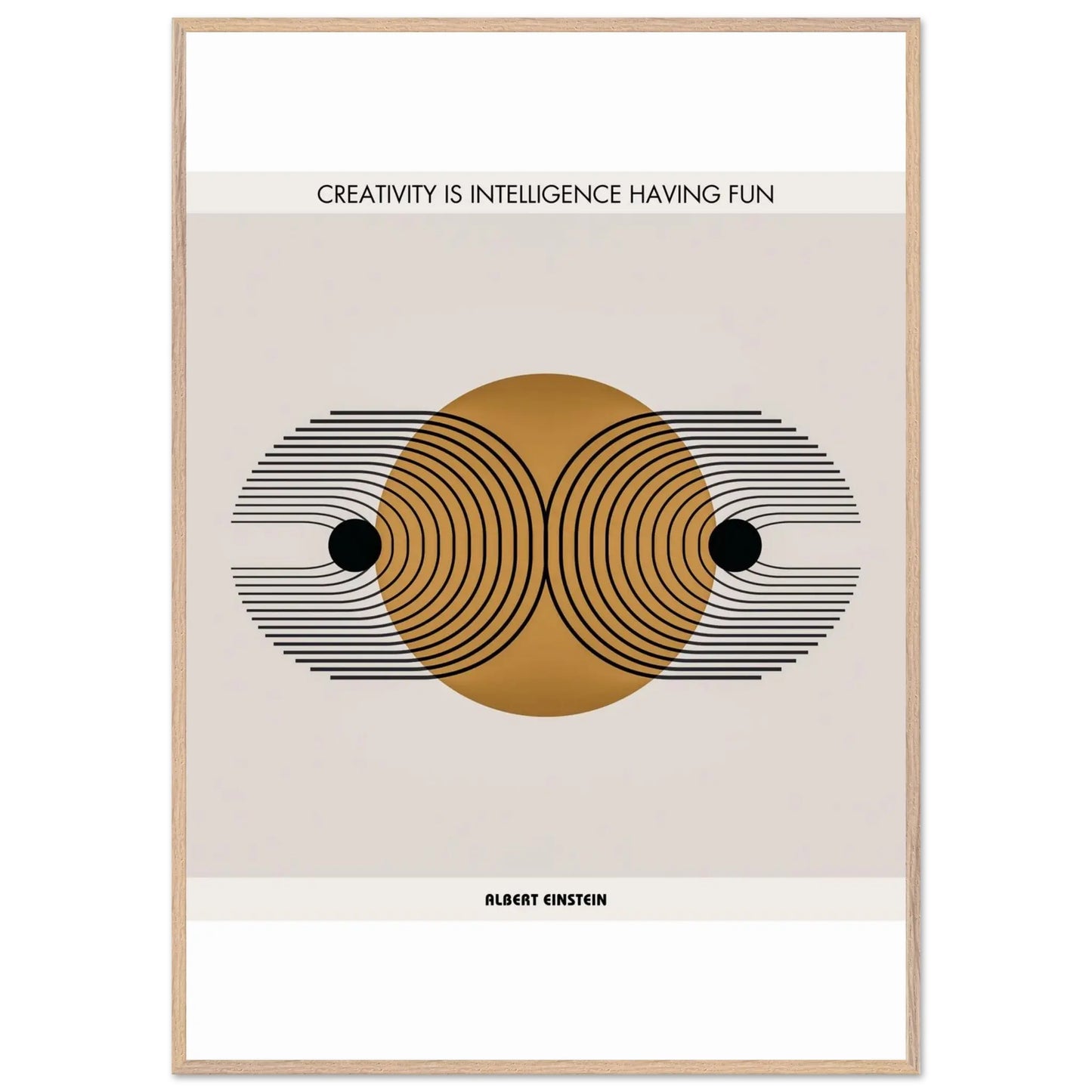 Albert Einstein Quote-INK & FRAME STUDIO