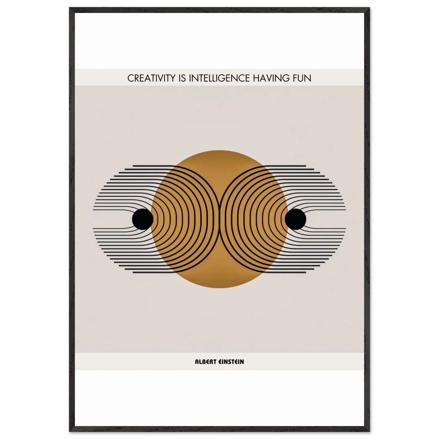 Albert Einstein Quote-INK & FRAME STUDIO