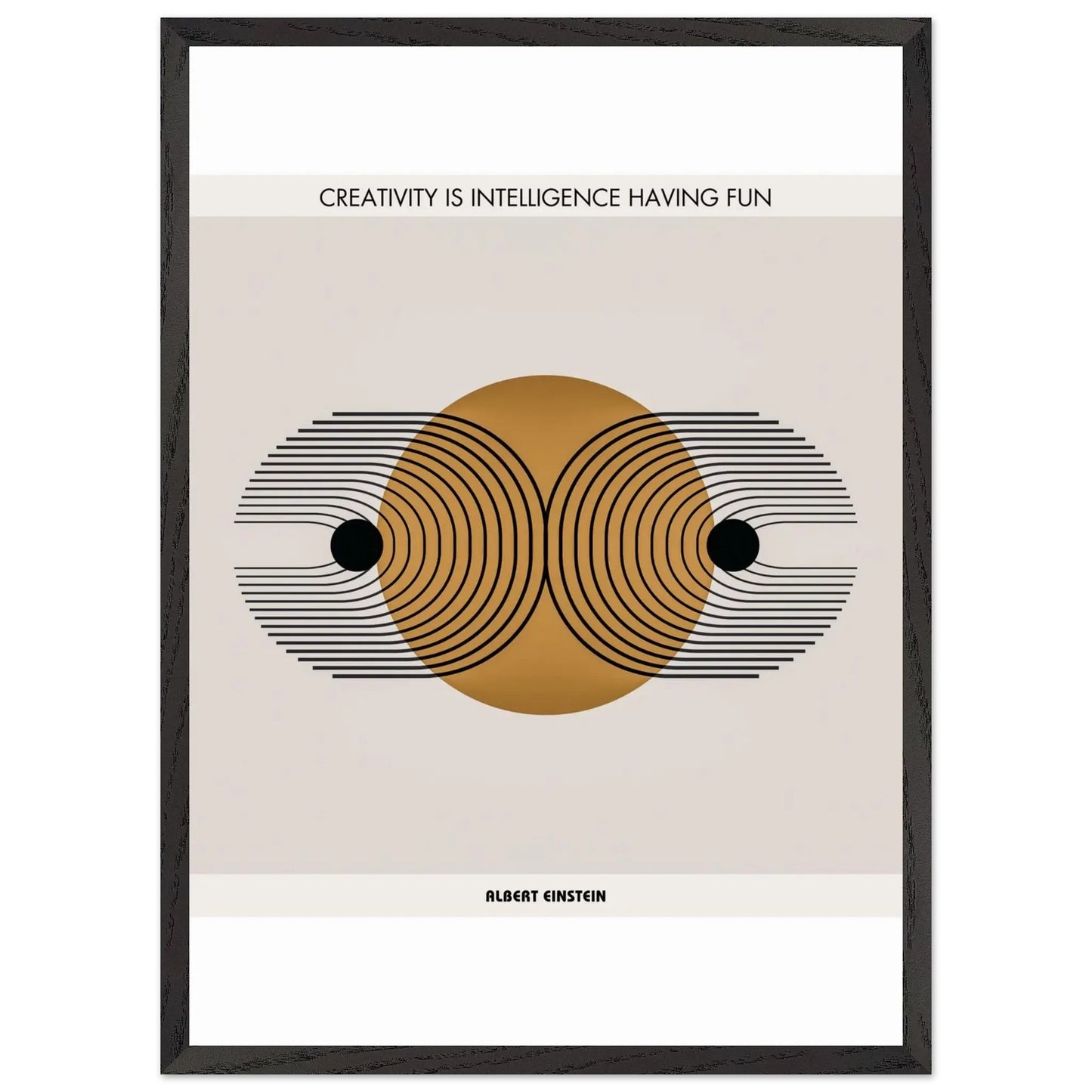 Albert Einstein Quote-INK & FRAME STUDIO