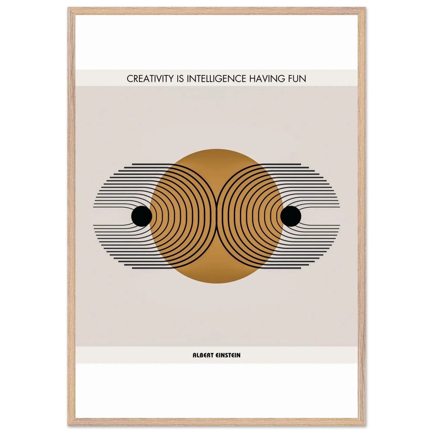 Albert Einstein Quote-INK & FRAME STUDIO