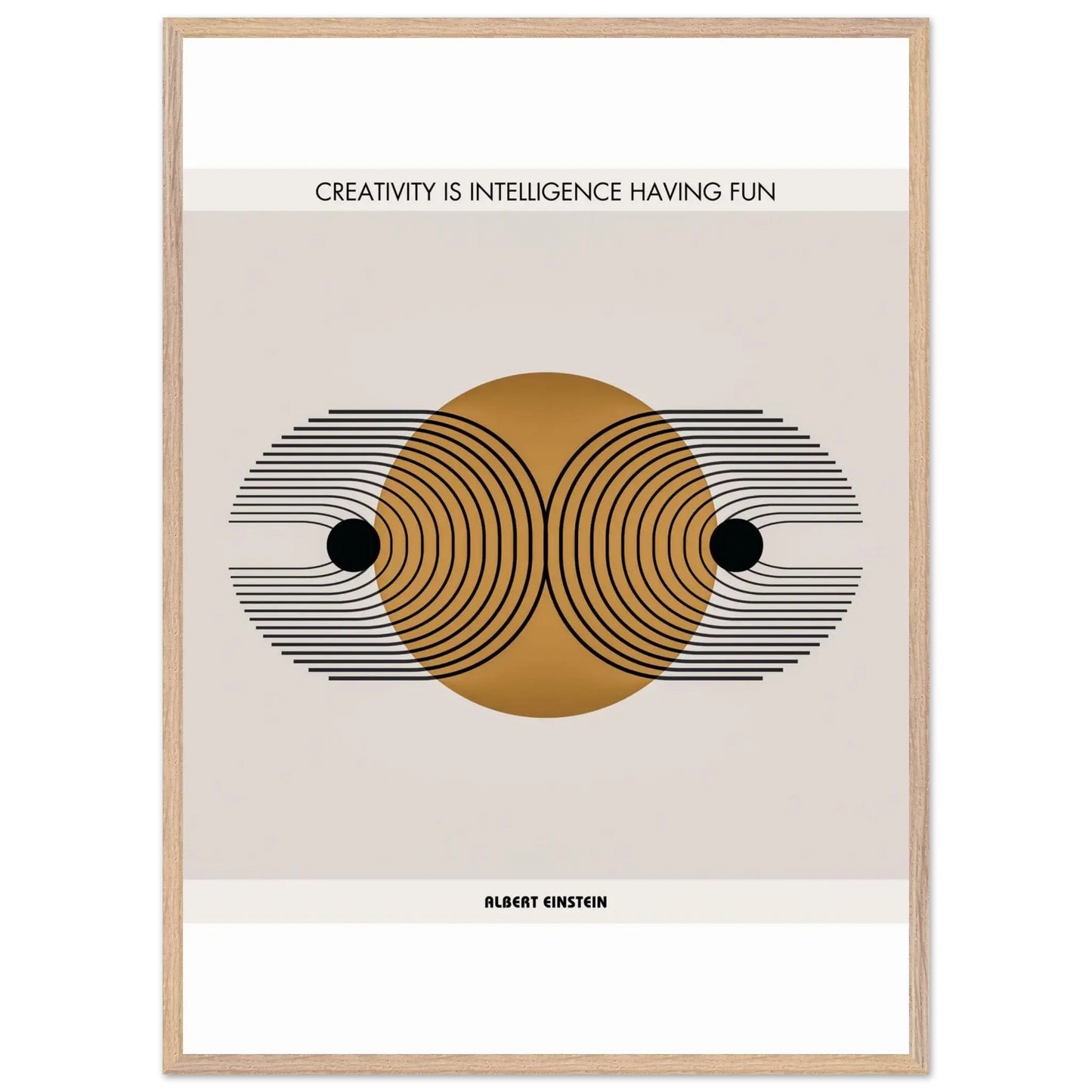 Albert Einstein Quote-INK & FRAME STUDIO