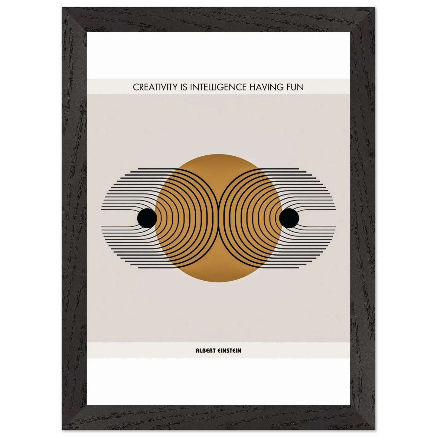 Albert Einstein Quote-INK & FRAME STUDIO