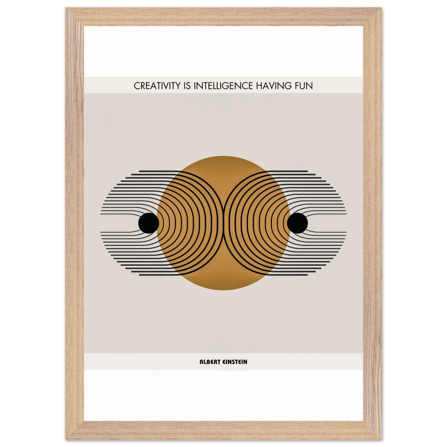 Albert Einstein Quote-INK & FRAME STUDIO