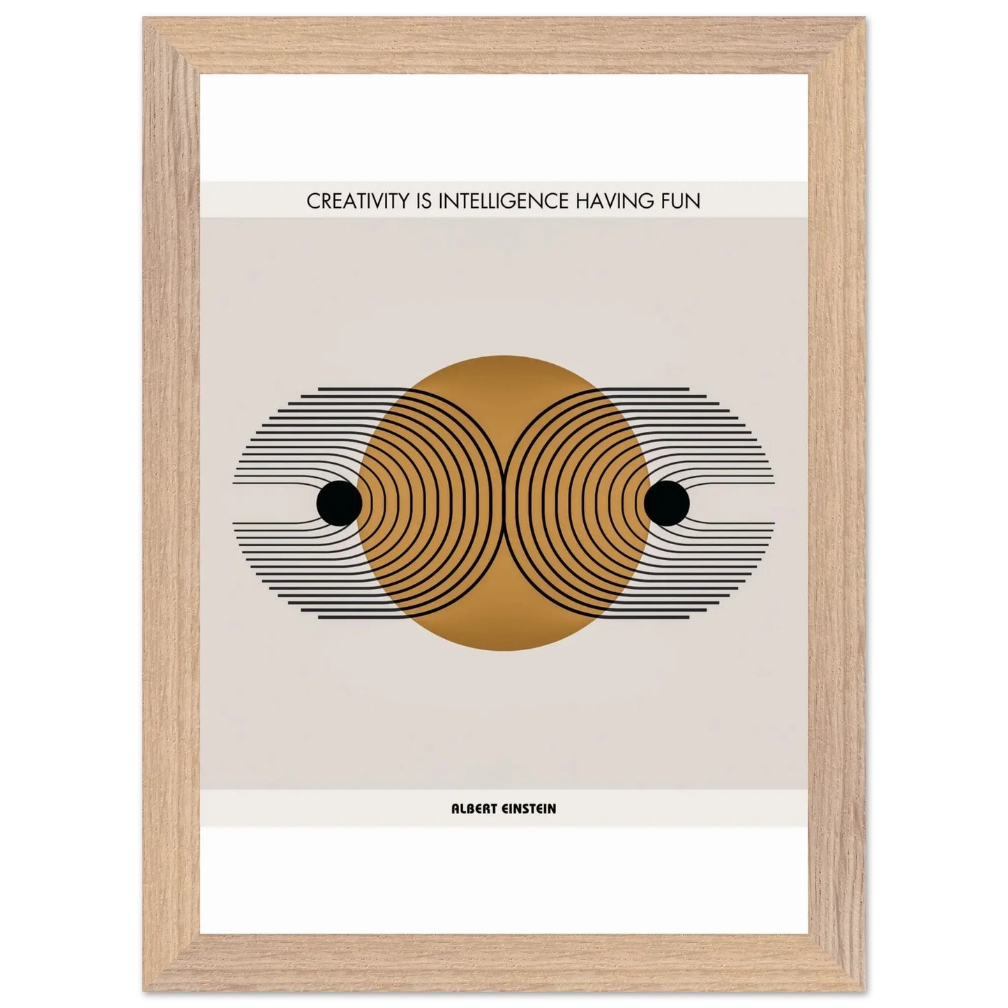 Albert Einstein Quote-INK & FRAME STUDIO