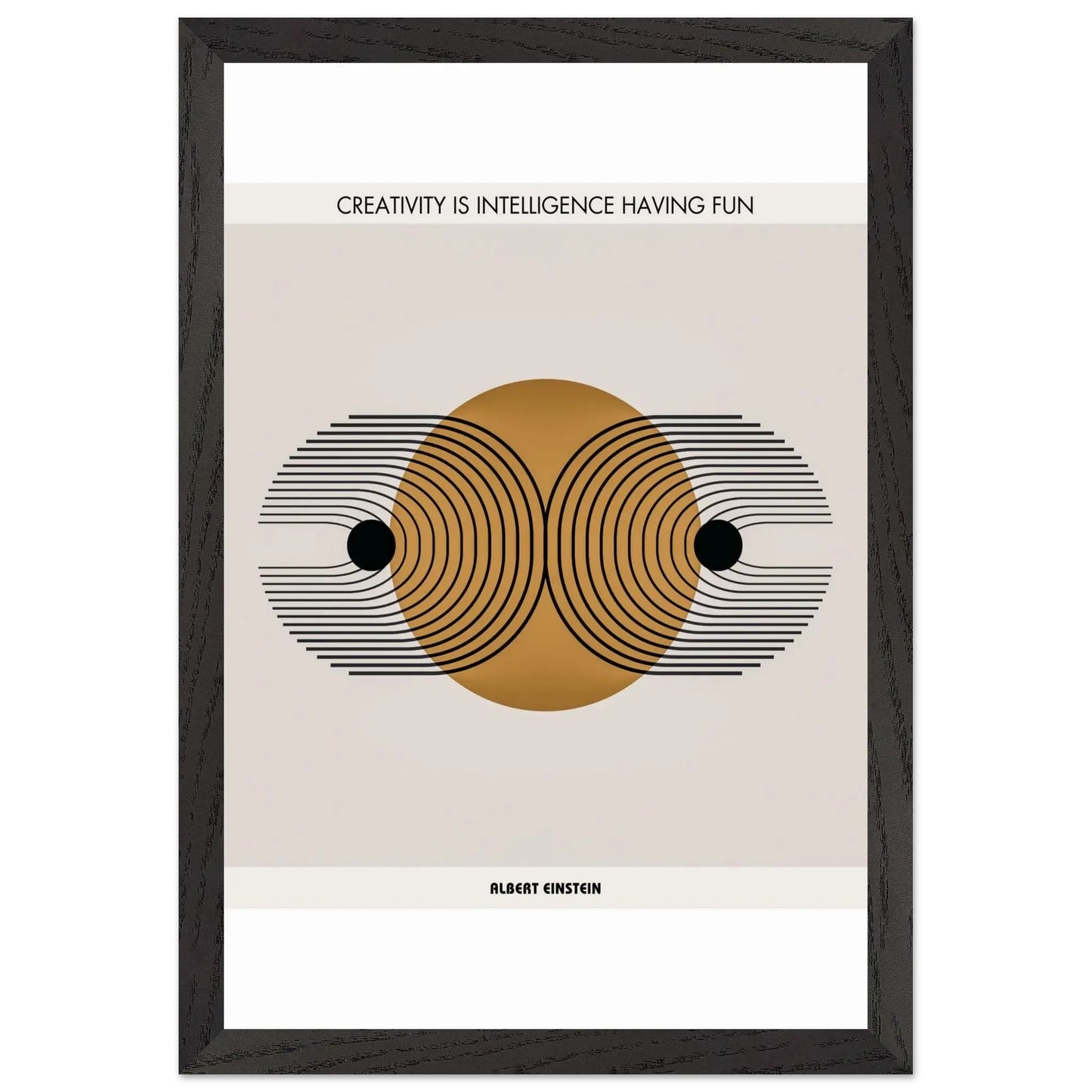Albert Einstein Quote-INK & FRAME STUDIO