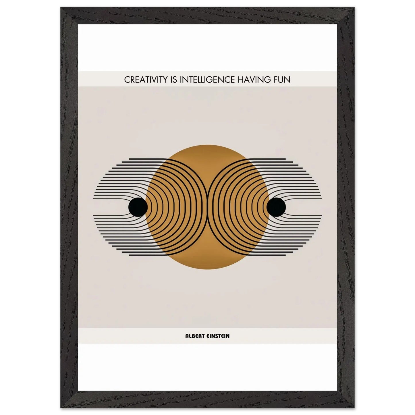 Albert Einstein Quote-INK & FRAME STUDIO