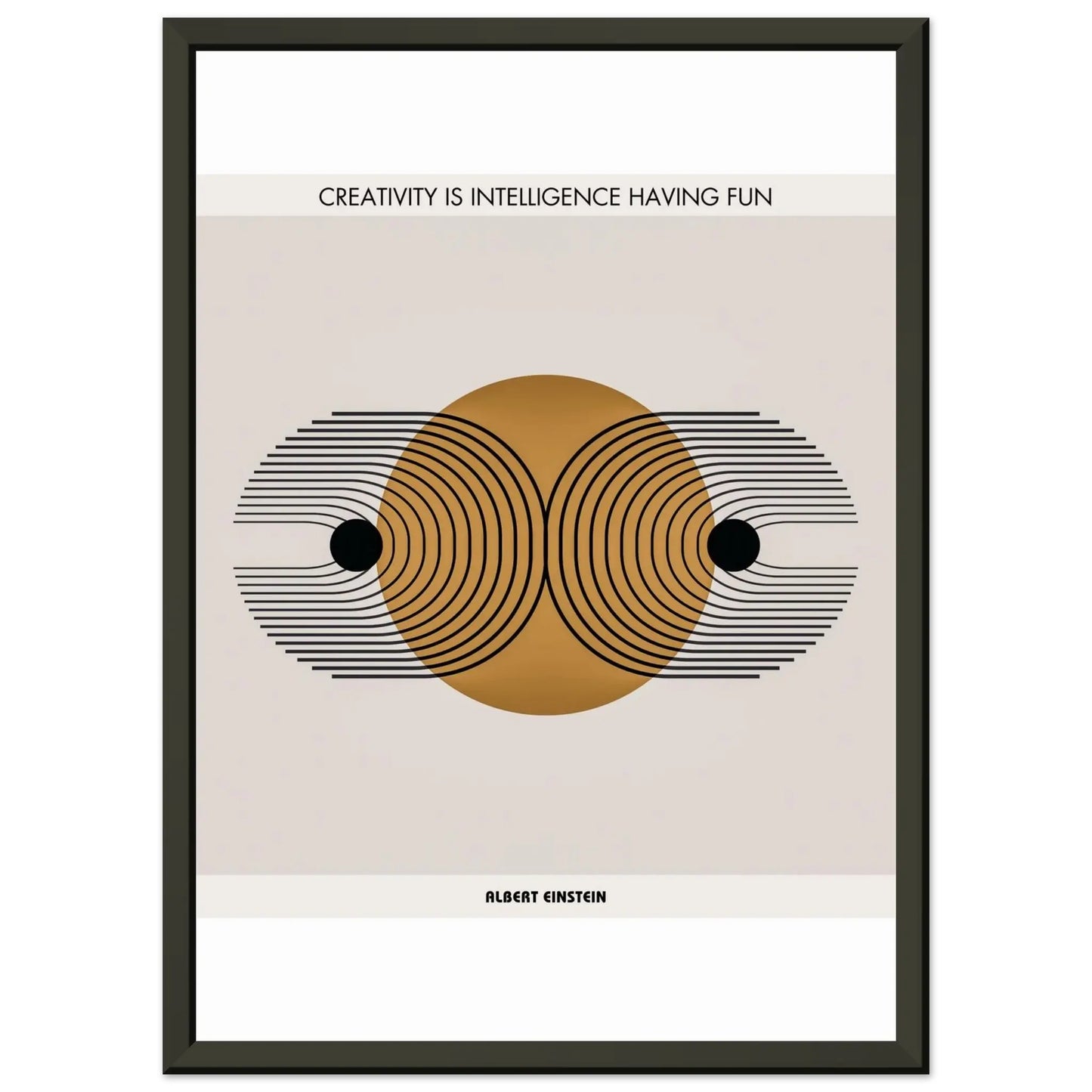 Albert Einstein Quote-INK & FRAME STUDIO