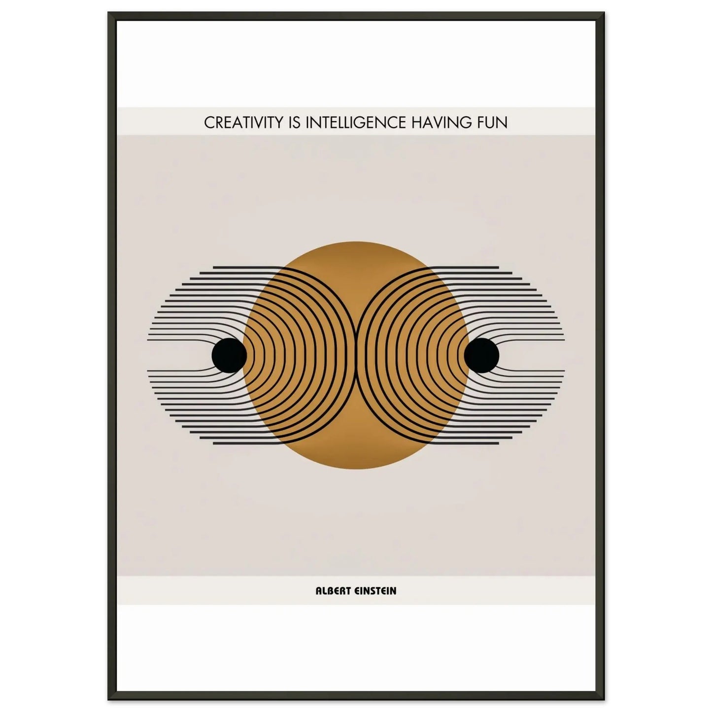 Albert Einstein Quote-INK & FRAME STUDIO