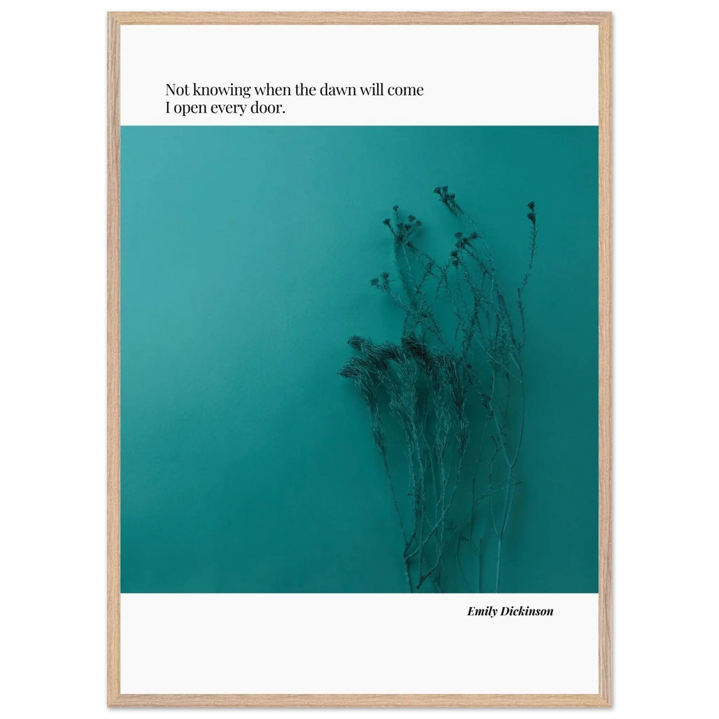 Emily Dickinson Quote Poster-INK & FRAME STUDIO