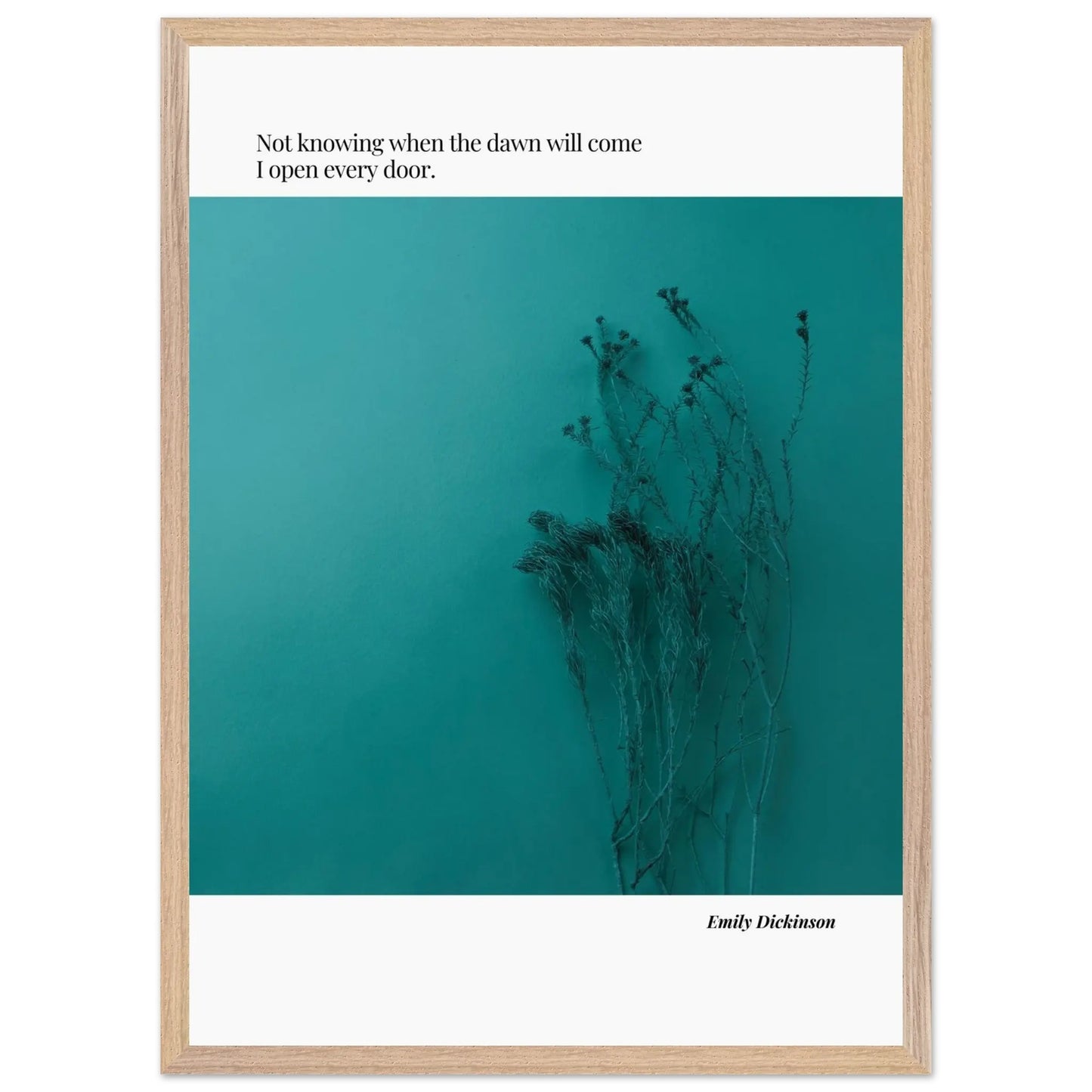 Emily Dickinson Quote Poster-INK & FRAME STUDIO