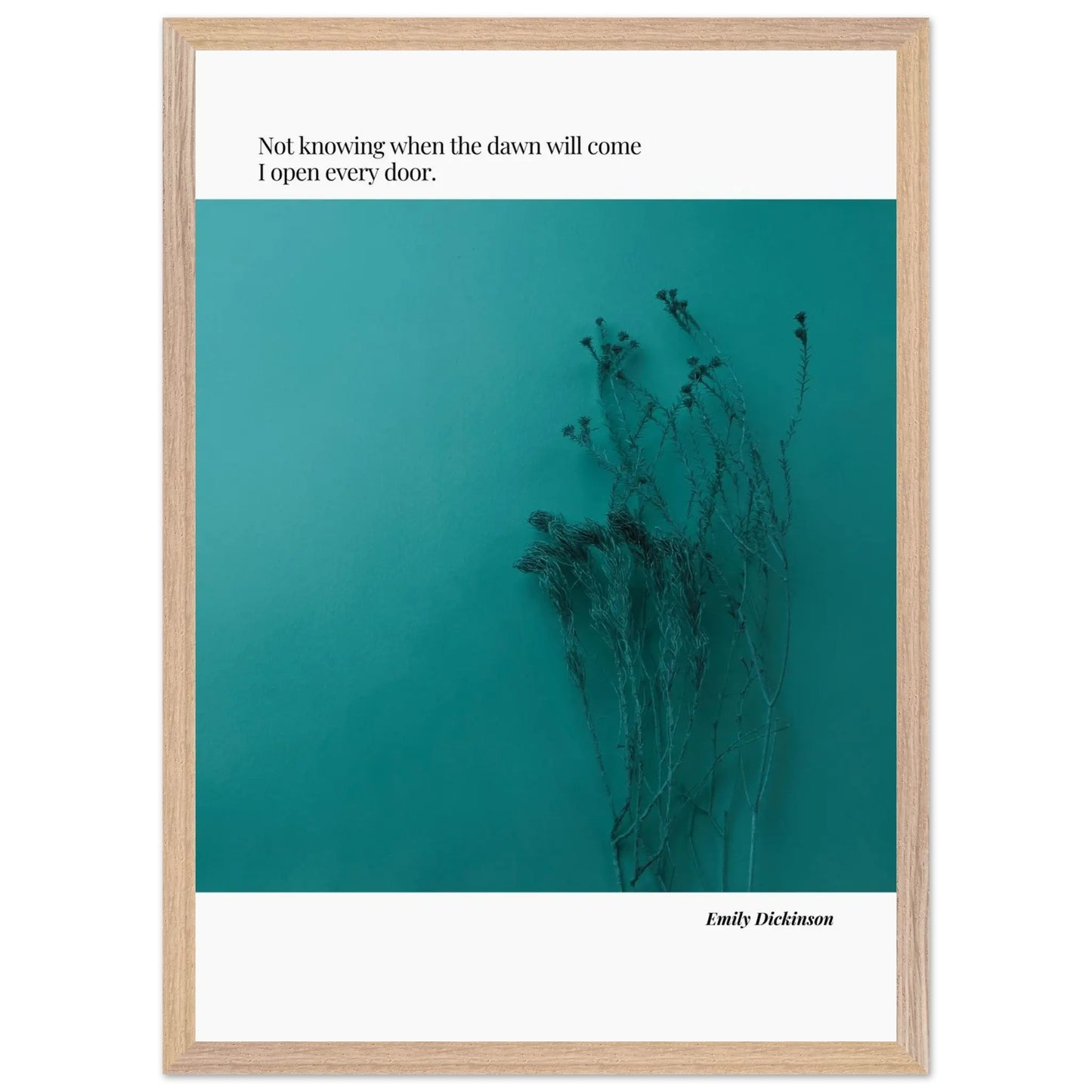 Emily Dickinson Quote Poster-INK & FRAME STUDIO
