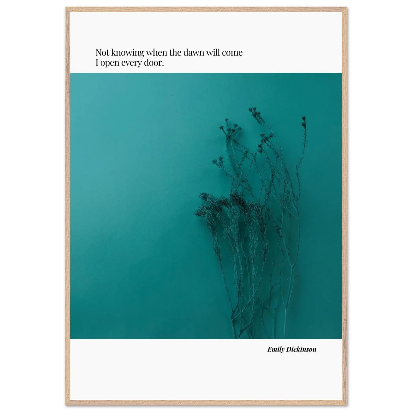 Emily Dickinson Quote Poster-INK & FRAME STUDIO