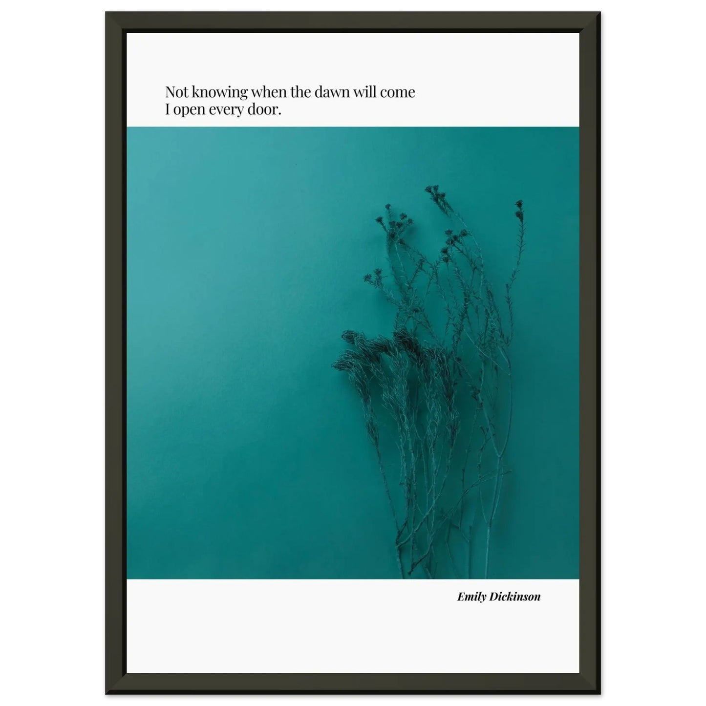 Emily Dickinson Quote Poster-INK & FRAME STUDIO