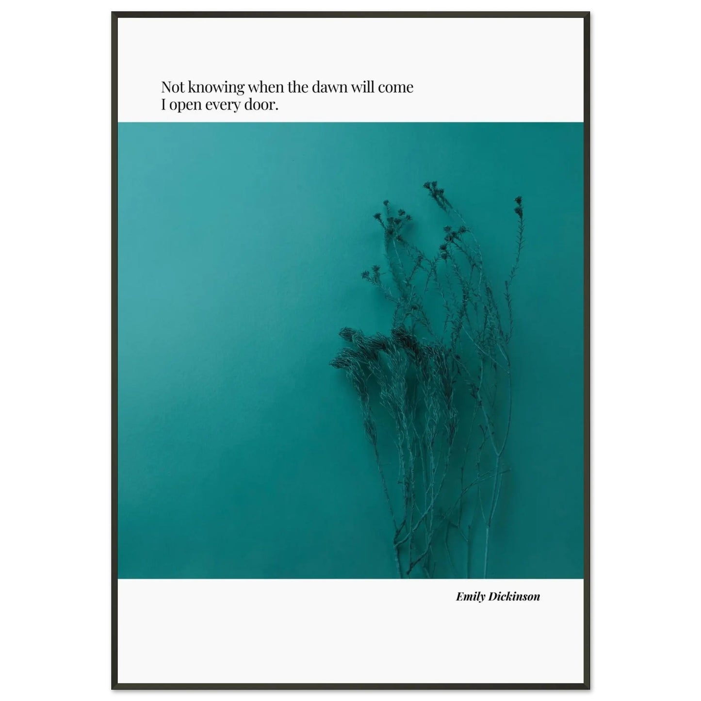 Emily Dickinson Quote Poster-INK & FRAME STUDIO