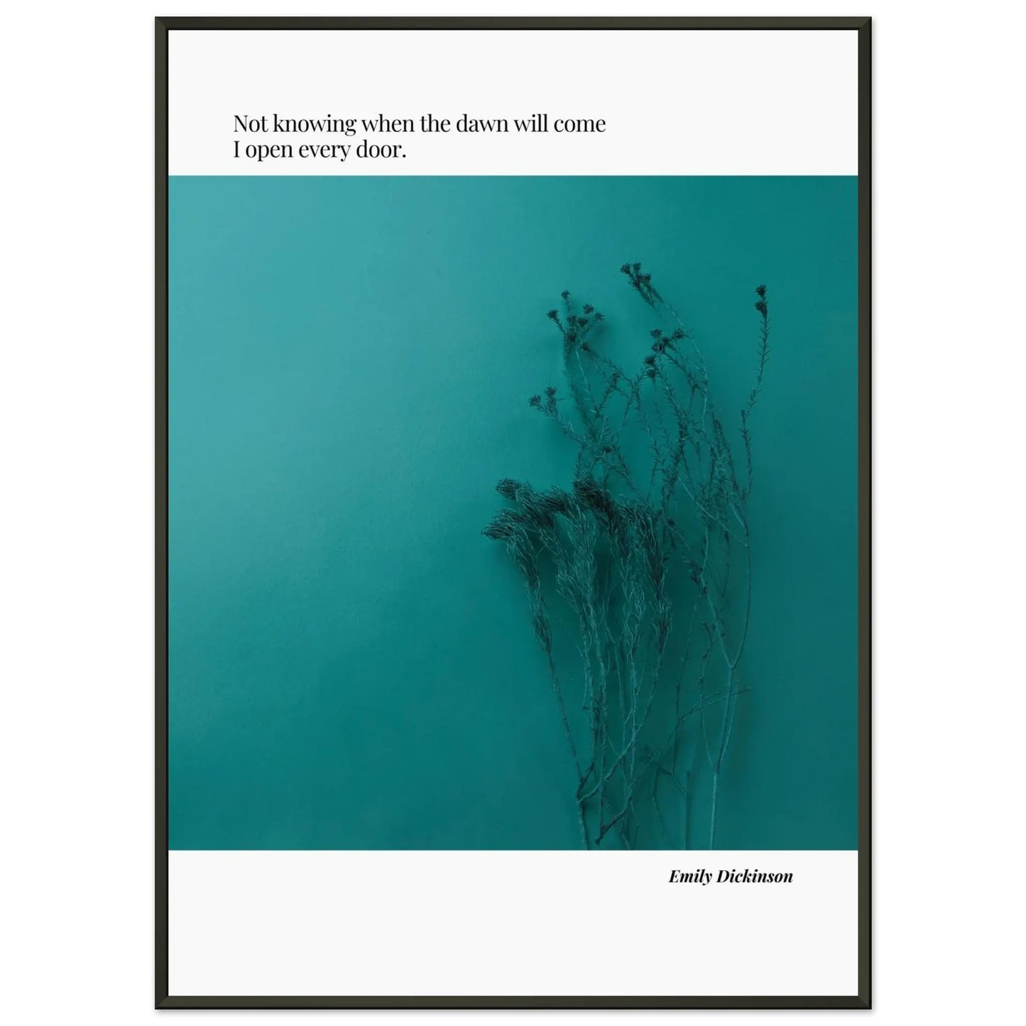 Emily Dickinson Quote Poster-INK & FRAME STUDIO