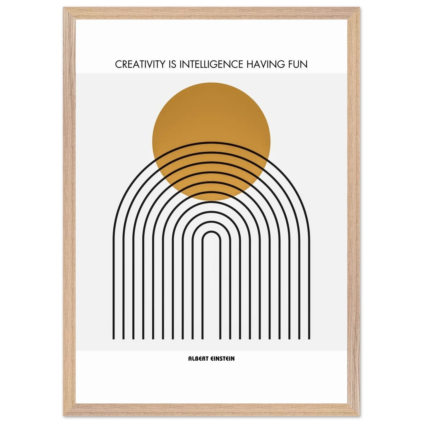 Albert Einstein Poster-INK & FRAME STUDIO