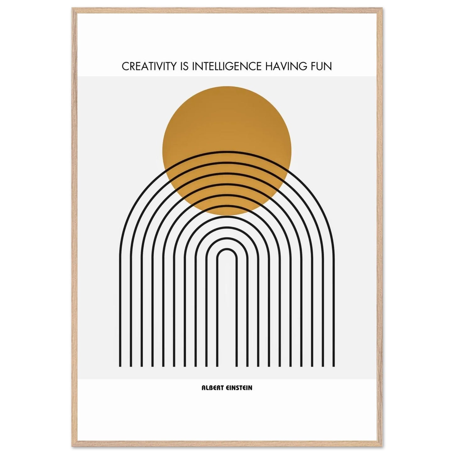 Albert Einstein Poster-INK & FRAME STUDIO