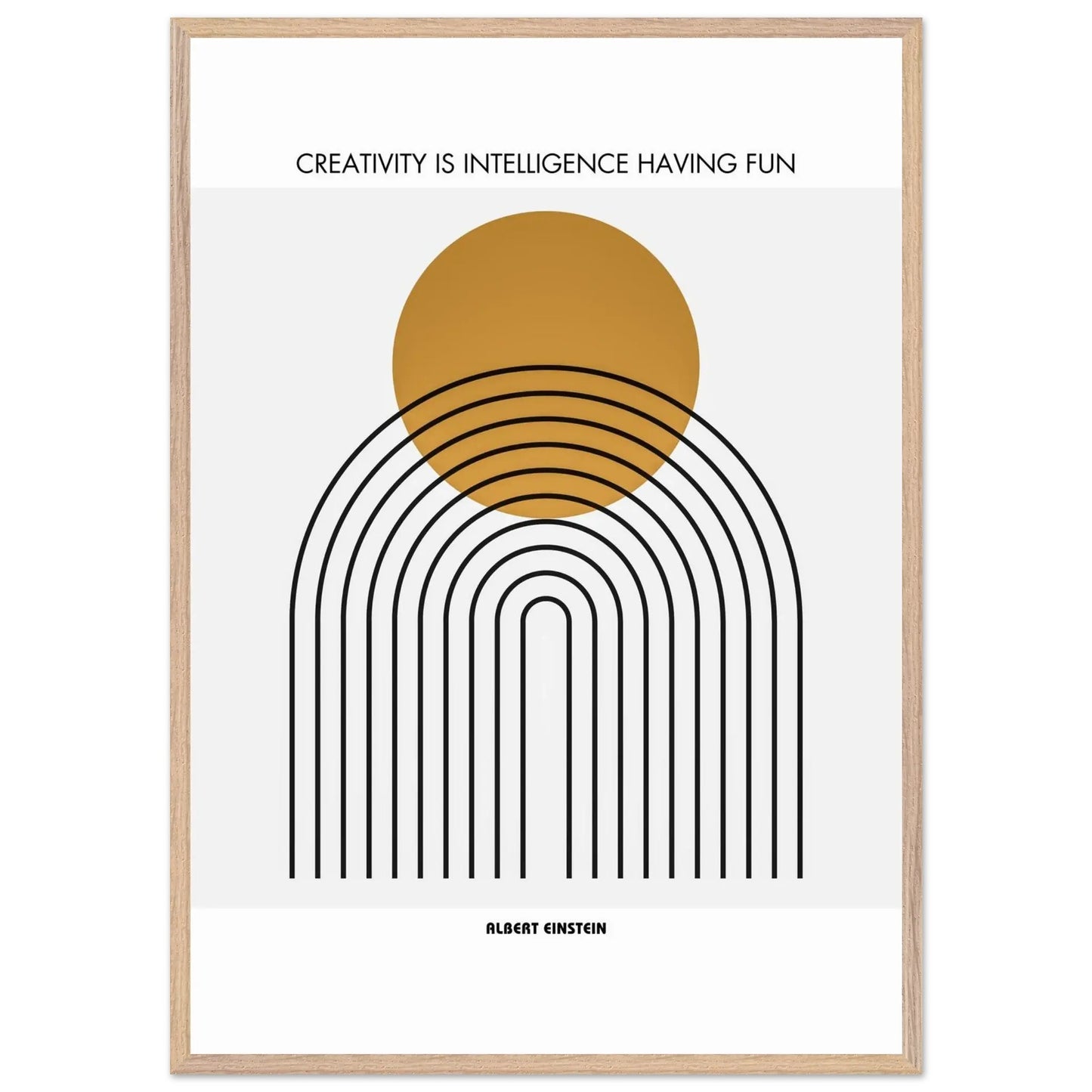 Albert Einstein Poster-INK & FRAME STUDIO