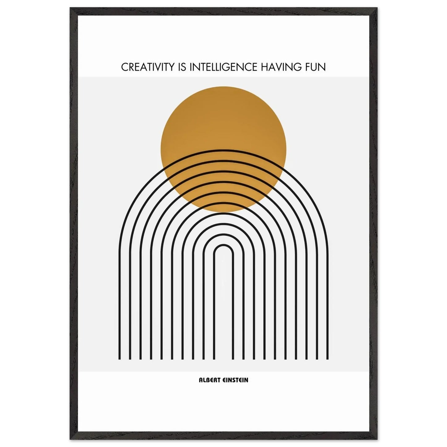 Albert Einstein Poster-INK & FRAME STUDIO