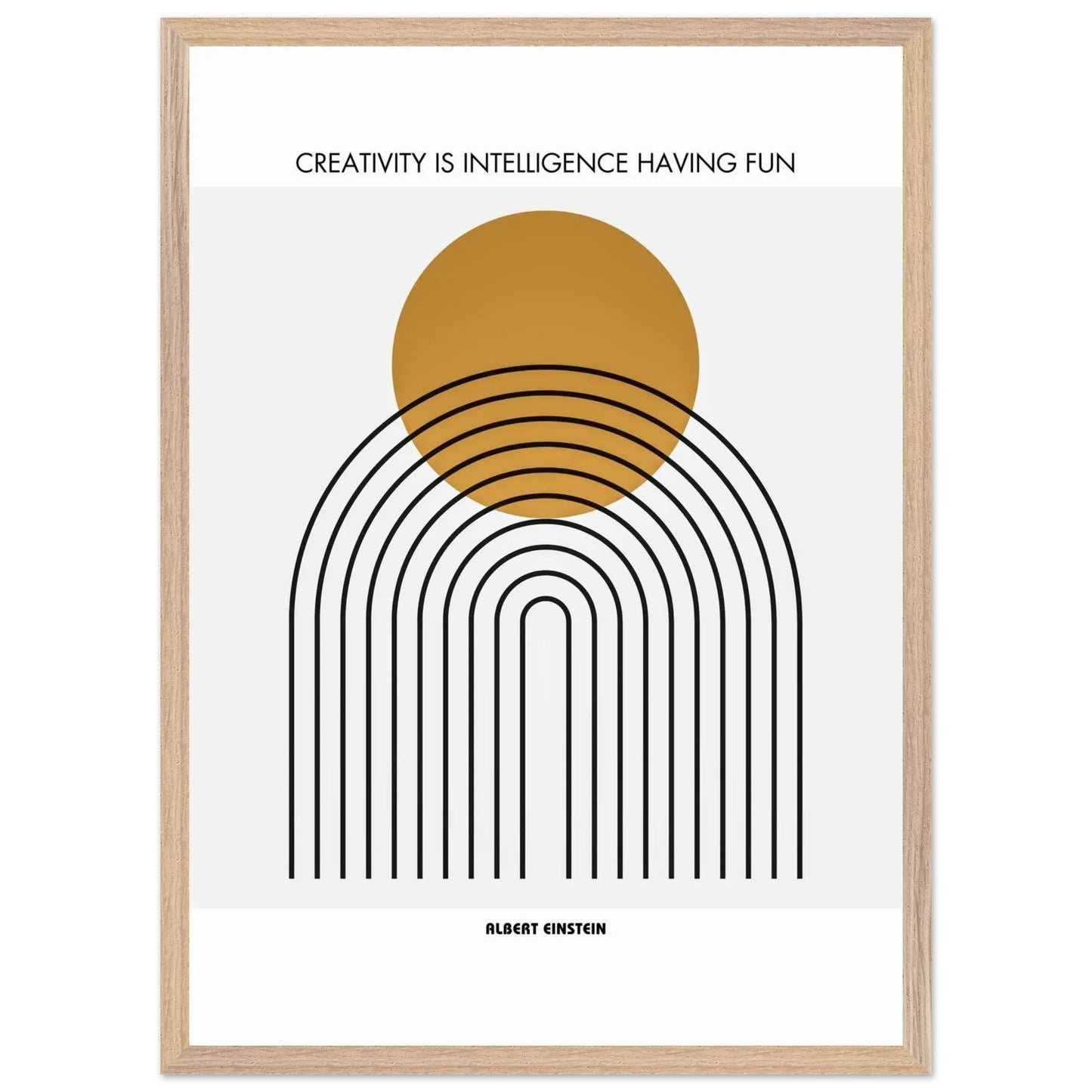 Albert Einstein Poster-INK & FRAME STUDIO