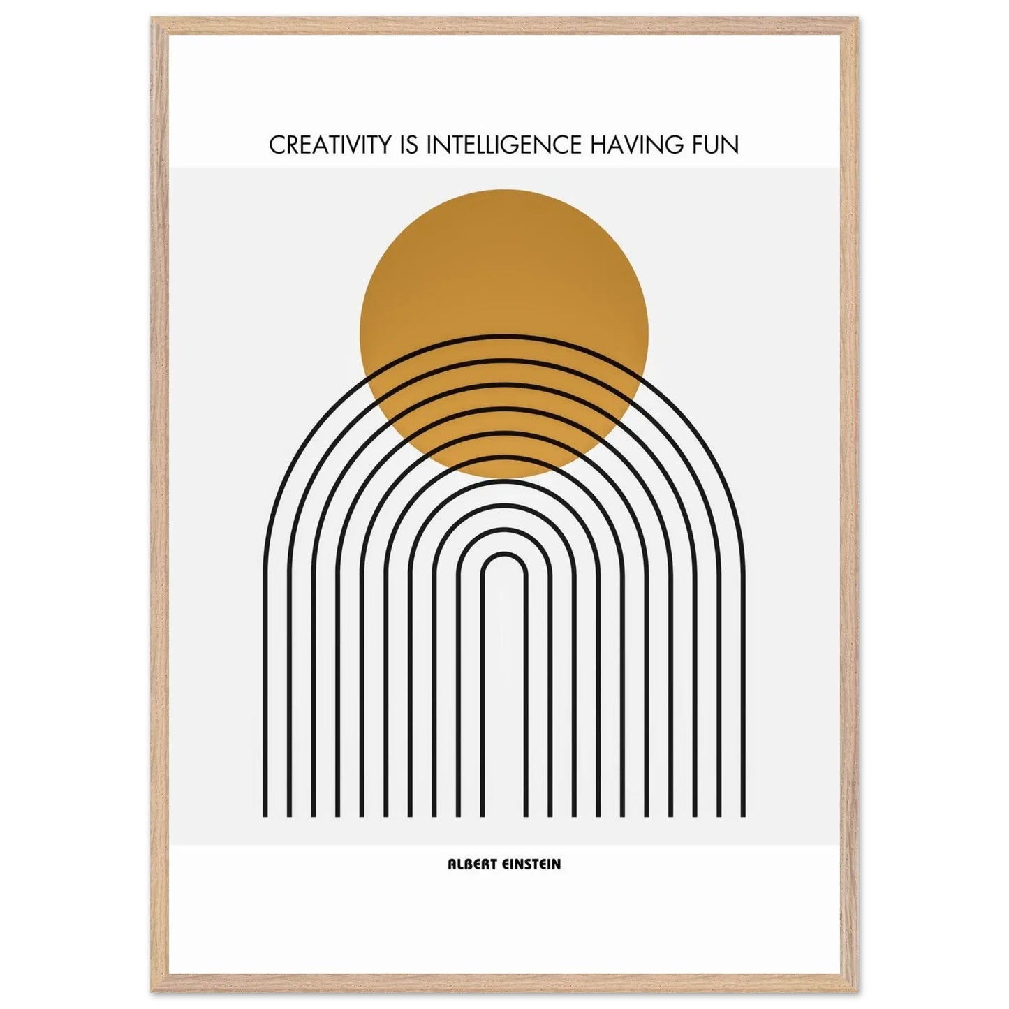 Albert Einstein Poster-INK & FRAME STUDIO