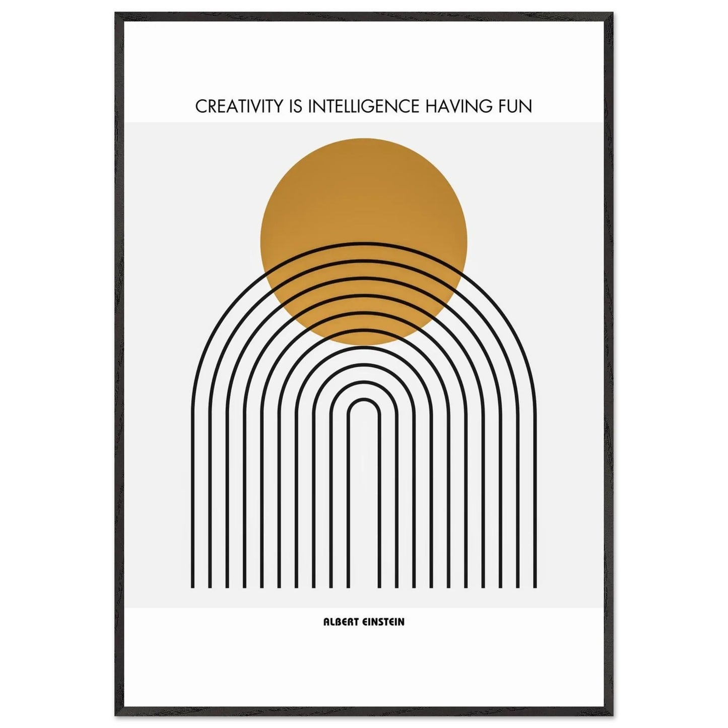 Albert Einstein Poster-INK & FRAME STUDIO