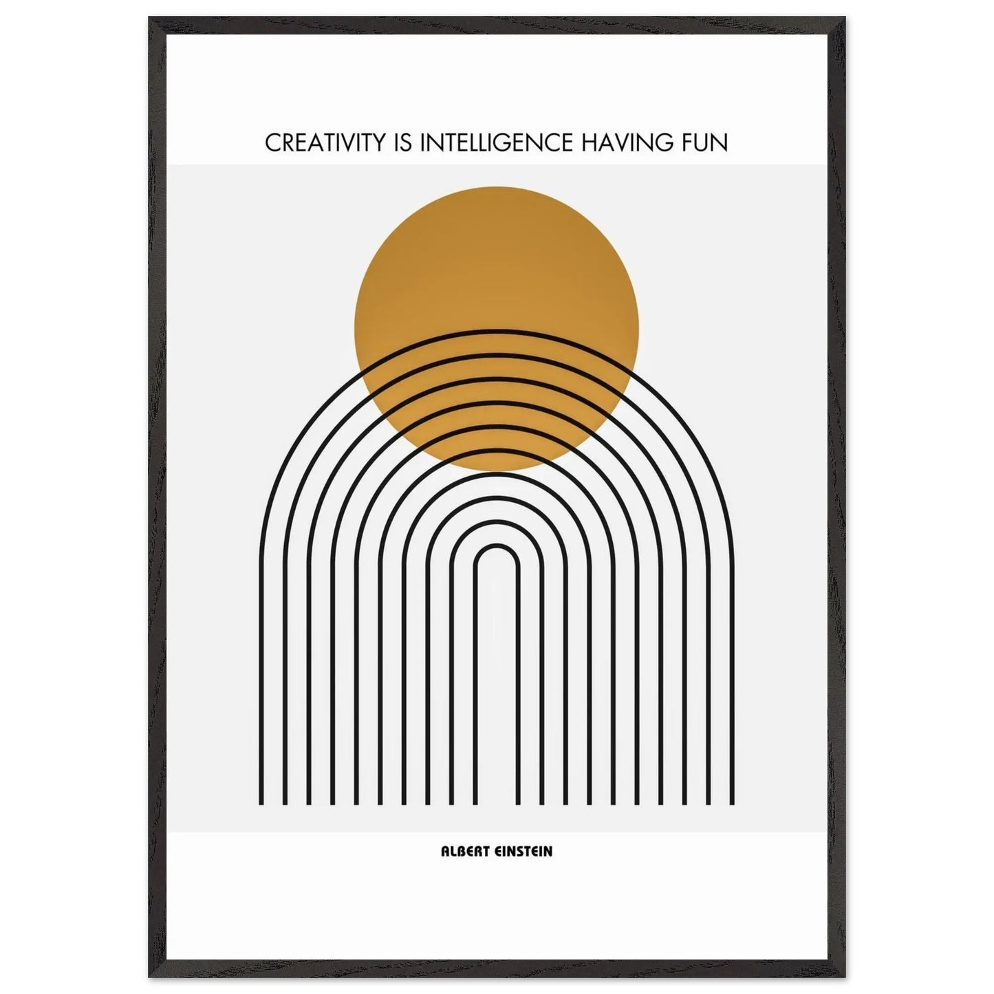 Albert Einstein Poster-INK & FRAME STUDIO