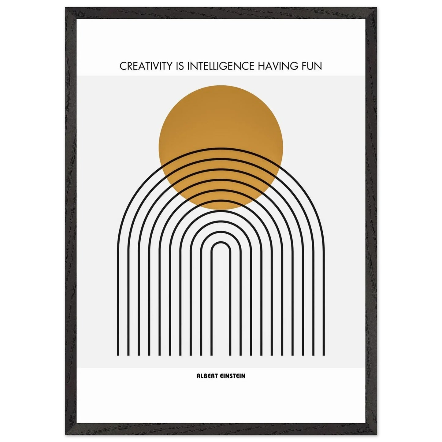 Albert Einstein Poster-INK & FRAME STUDIO