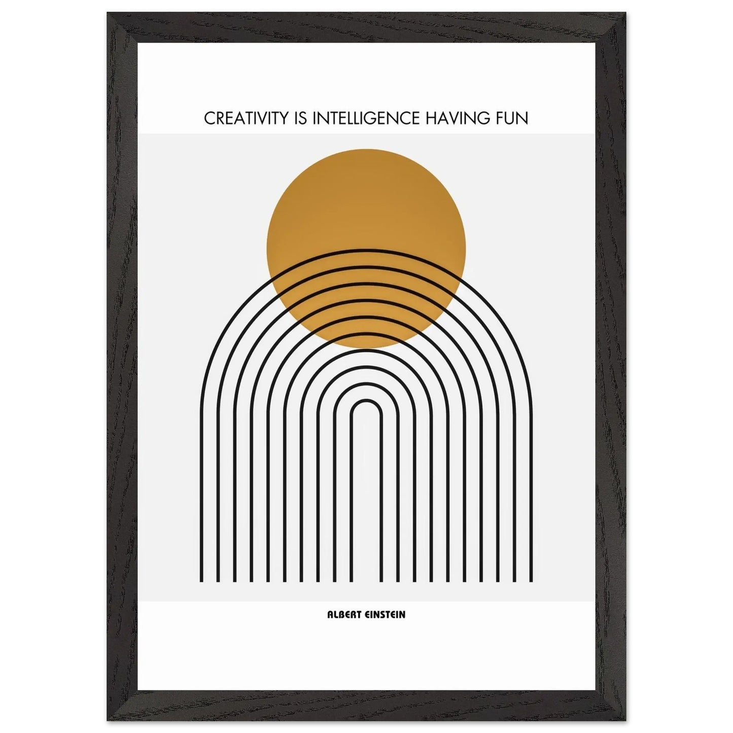 Albert Einstein Poster-INK & FRAME STUDIO