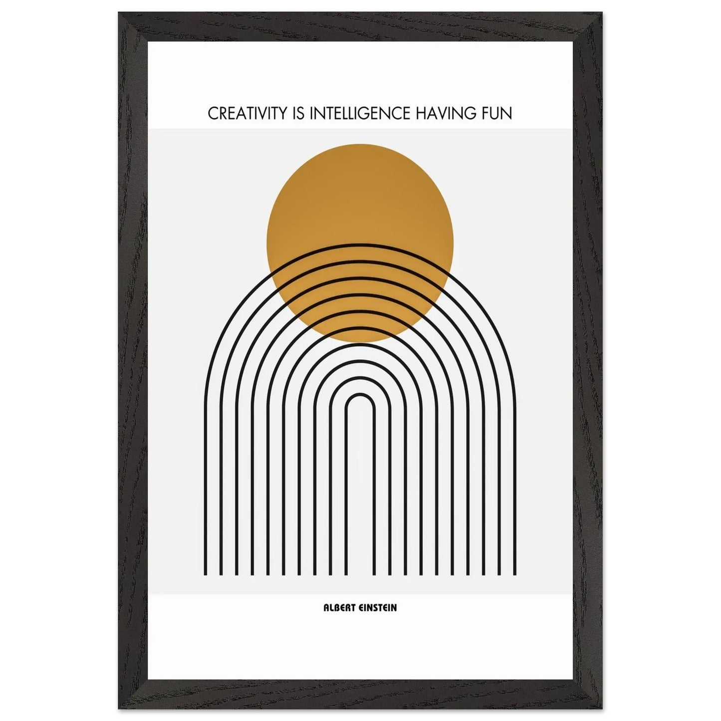 Albert Einstein Poster-INK & FRAME STUDIO