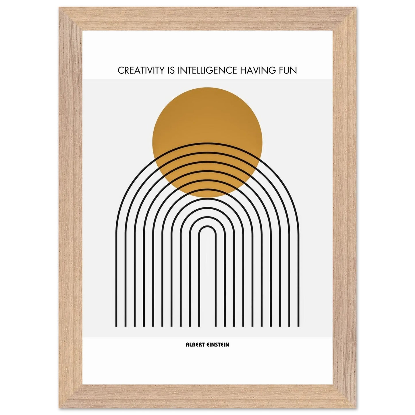 Albert Einstein Poster-INK & FRAME STUDIO