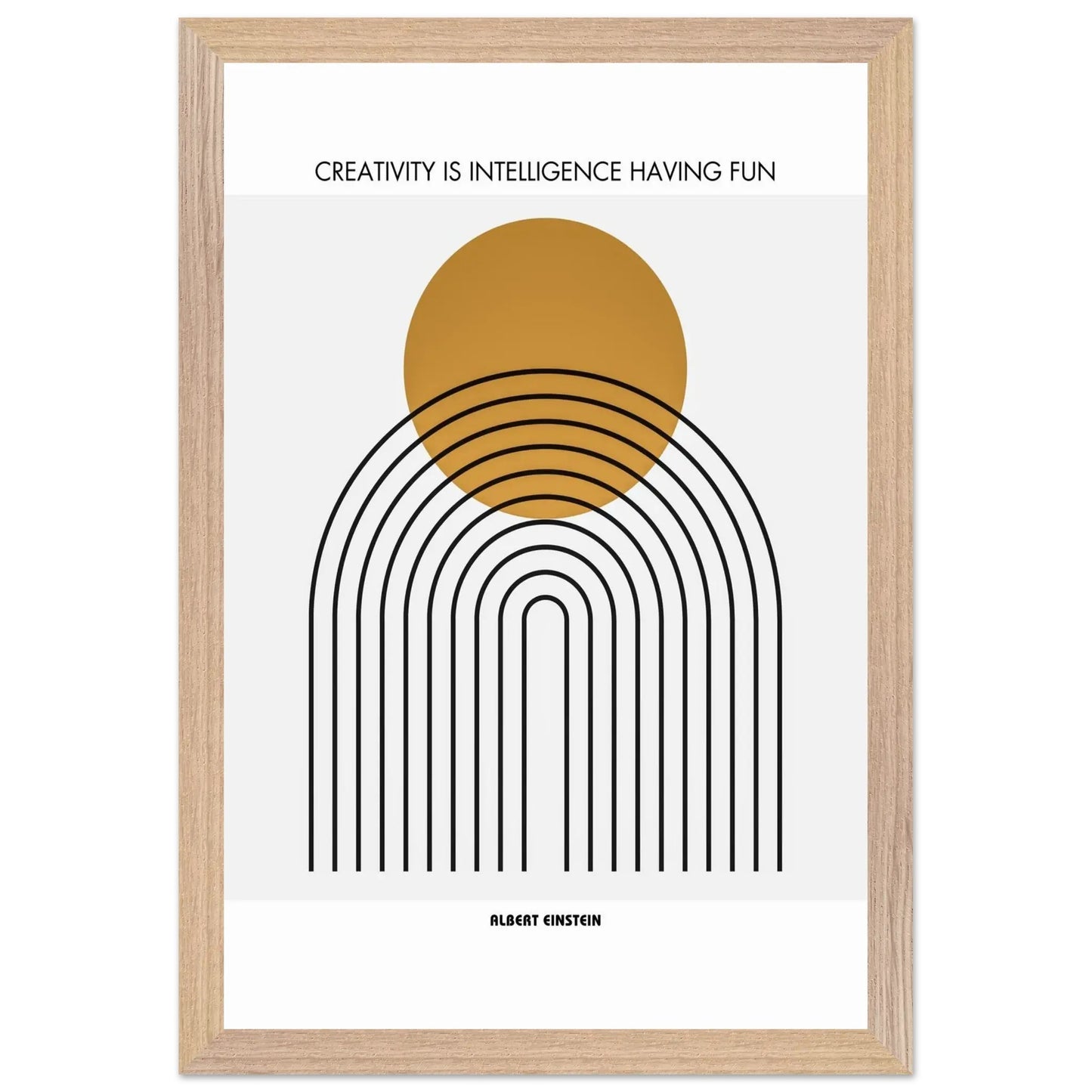 Albert Einstein Poster-INK & FRAME STUDIO