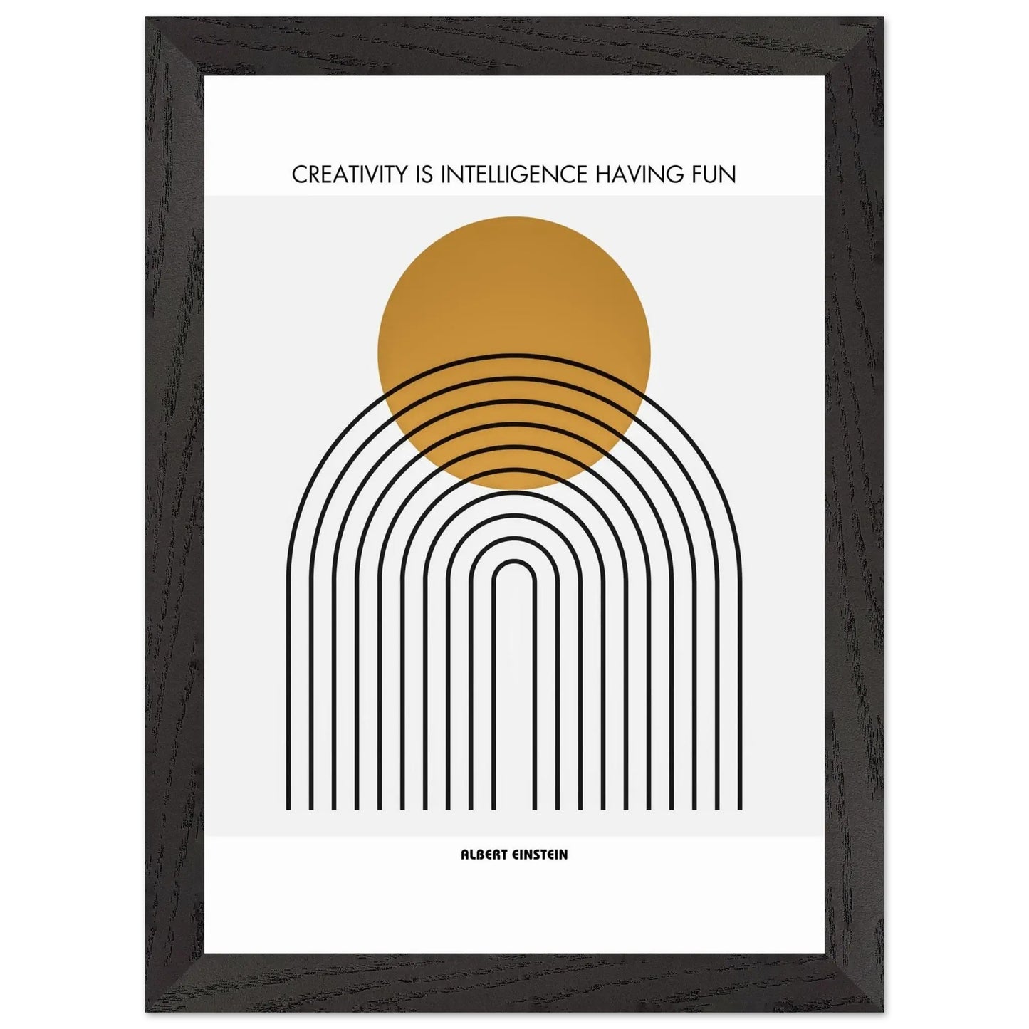 Albert Einstein Poster-INK & FRAME STUDIO