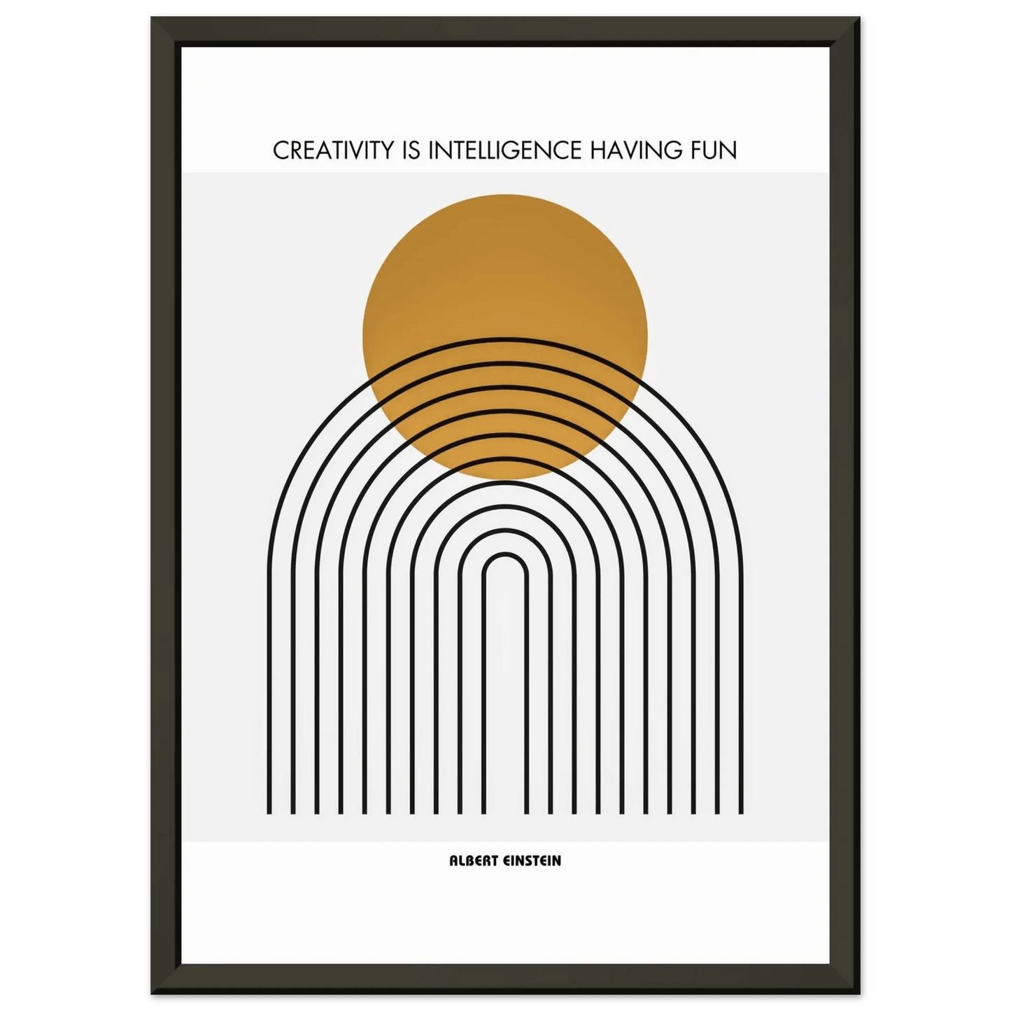 Albert Einstein Poster-INK & FRAME STUDIO