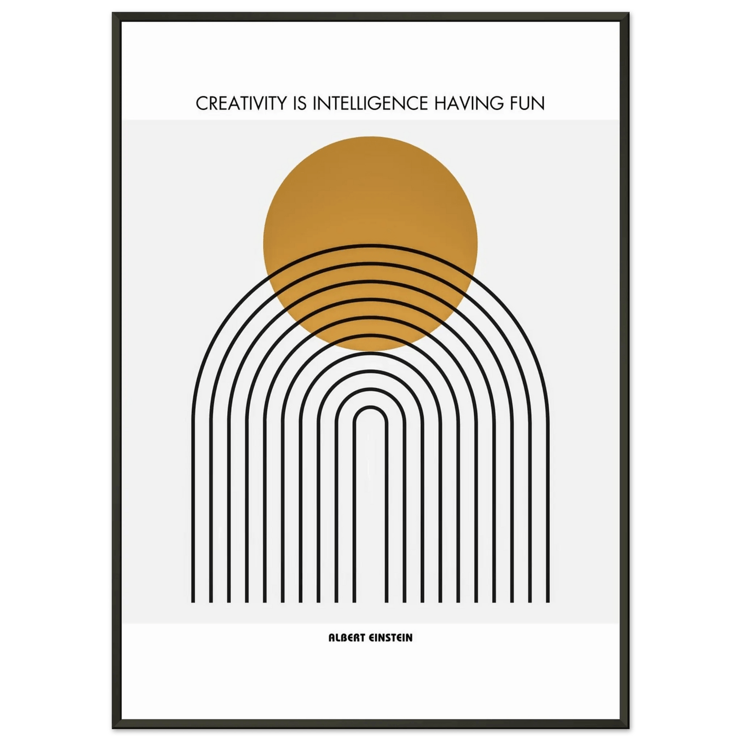 Albert Einstein Poster-INK & FRAME STUDIO