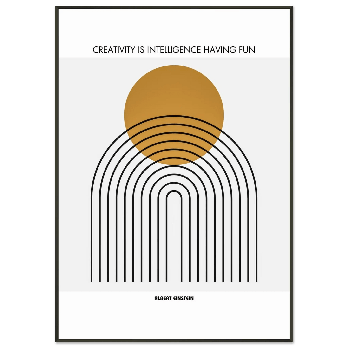 Albert Einstein Poster-INK & FRAME STUDIO