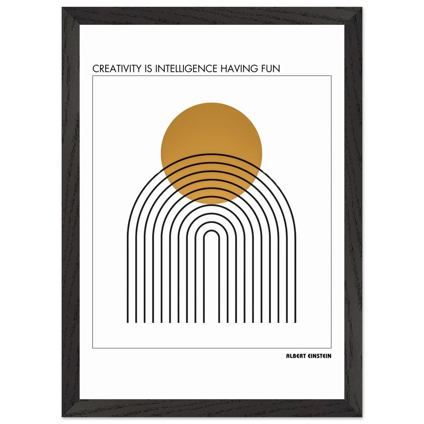 Albert Einstein Quote Poster-INK & FRAME STUDIO