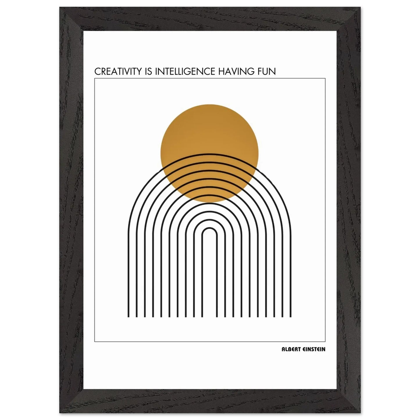 Albert Einstein Quote Poster-INK & FRAME STUDIO