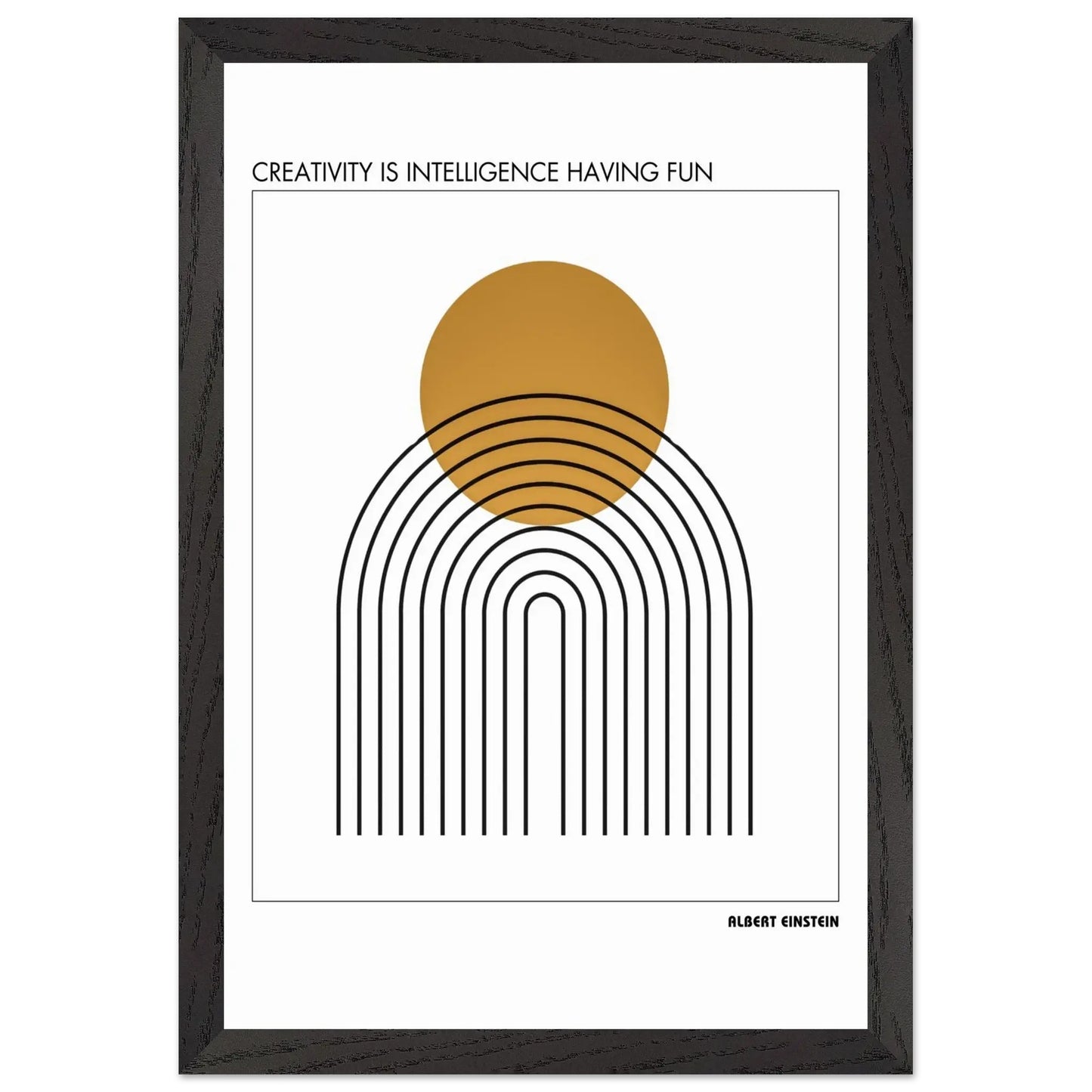 Albert Einstein Quote Poster-INK & FRAME STUDIO