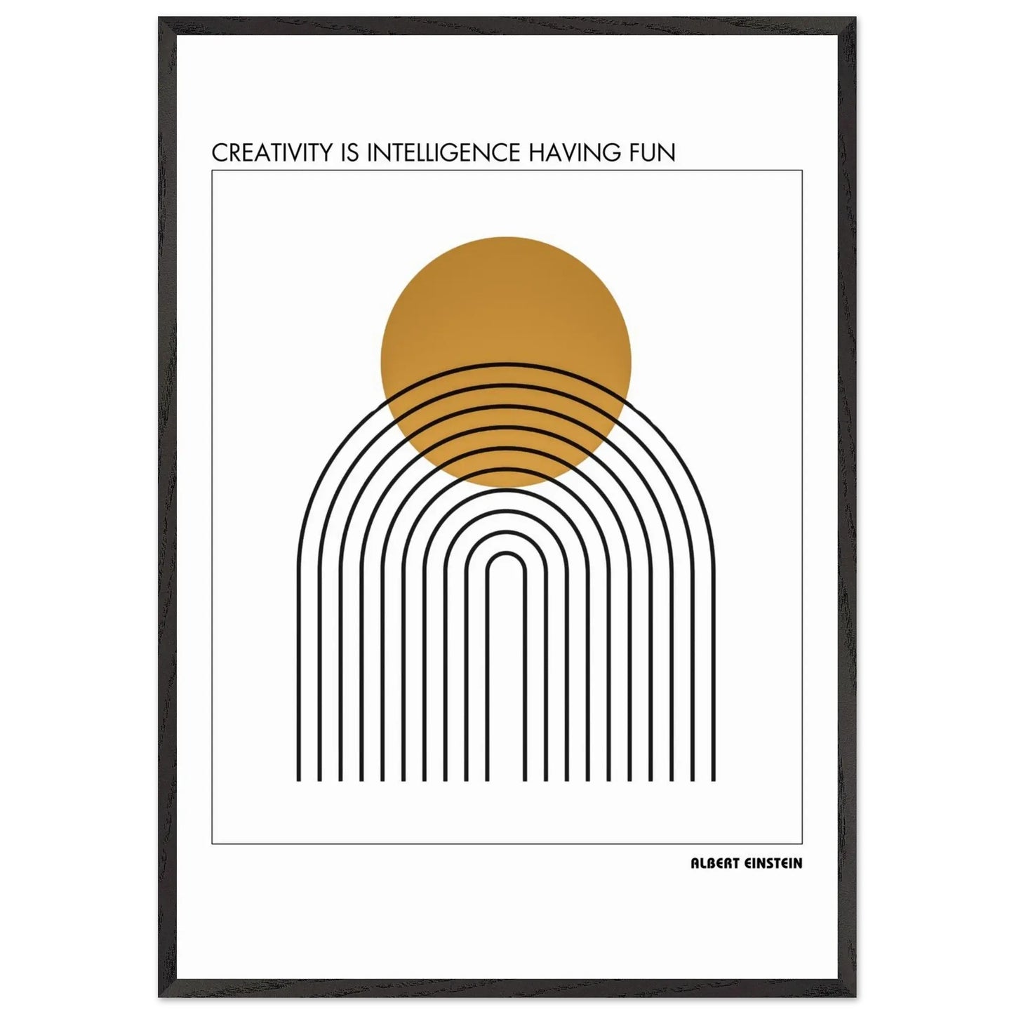 Albert Einstein Quote Poster-INK & FRAME STUDIO