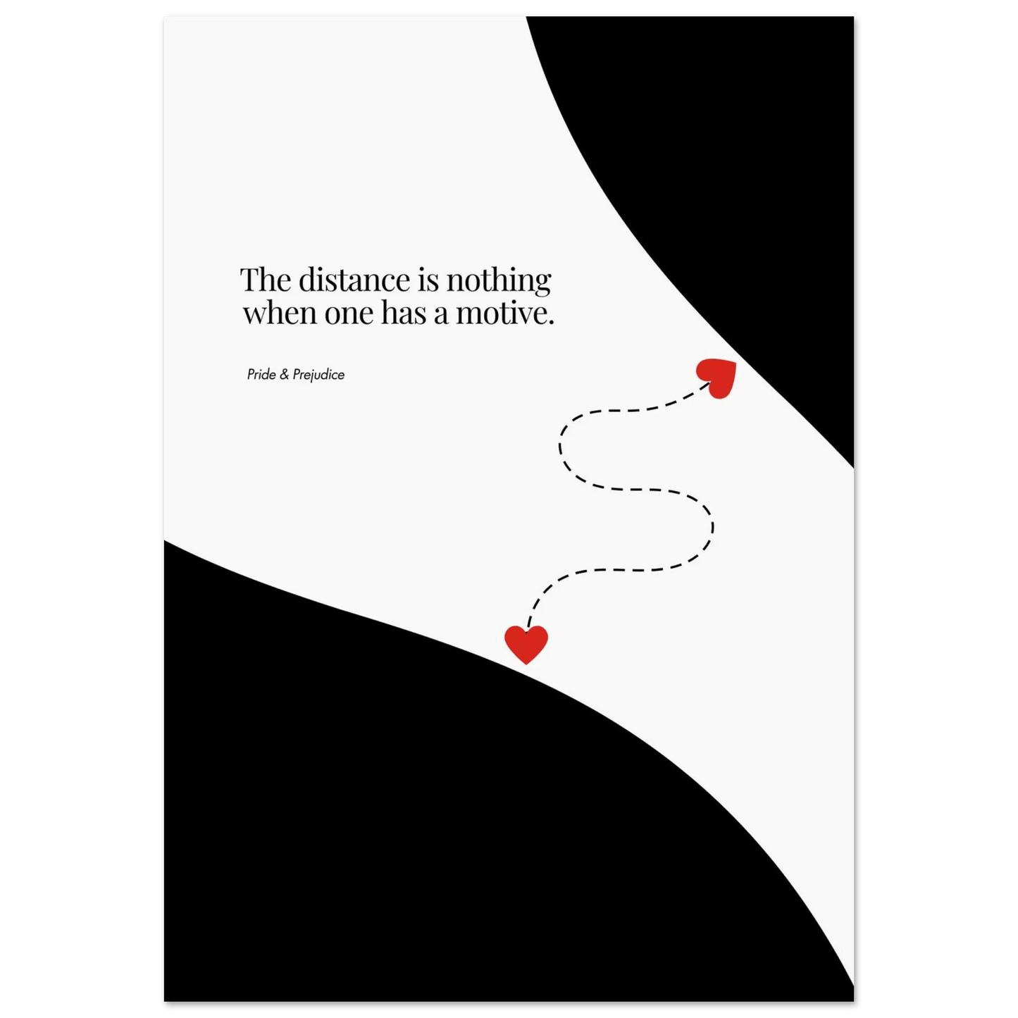Jane Austen Quote - Pride & Prejudice Minimalist Poster-INK & FRAME STUDIO