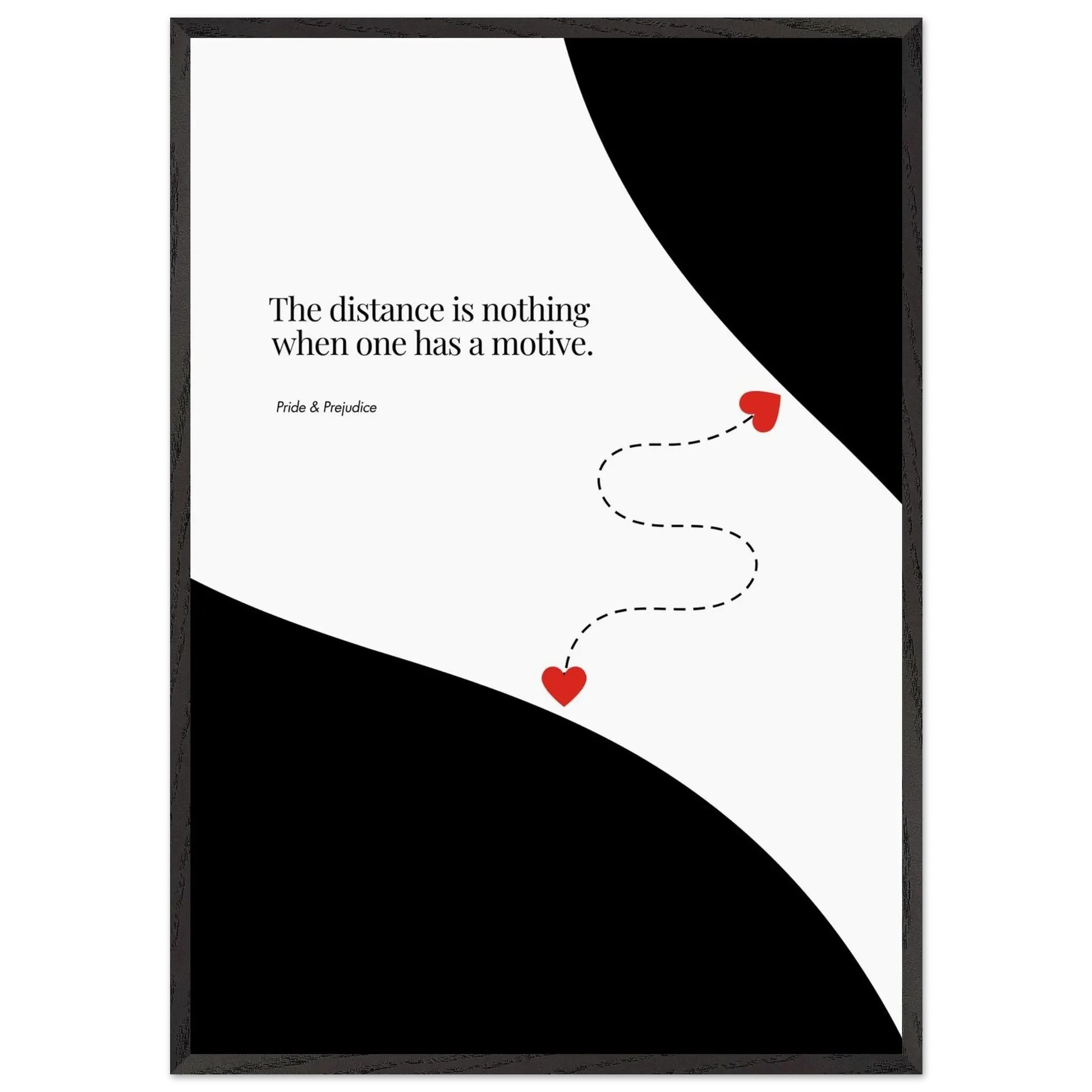 Jane Austen Quote - Pride & Prejudice Minimalist Poster-INK & FRAME STUDIO