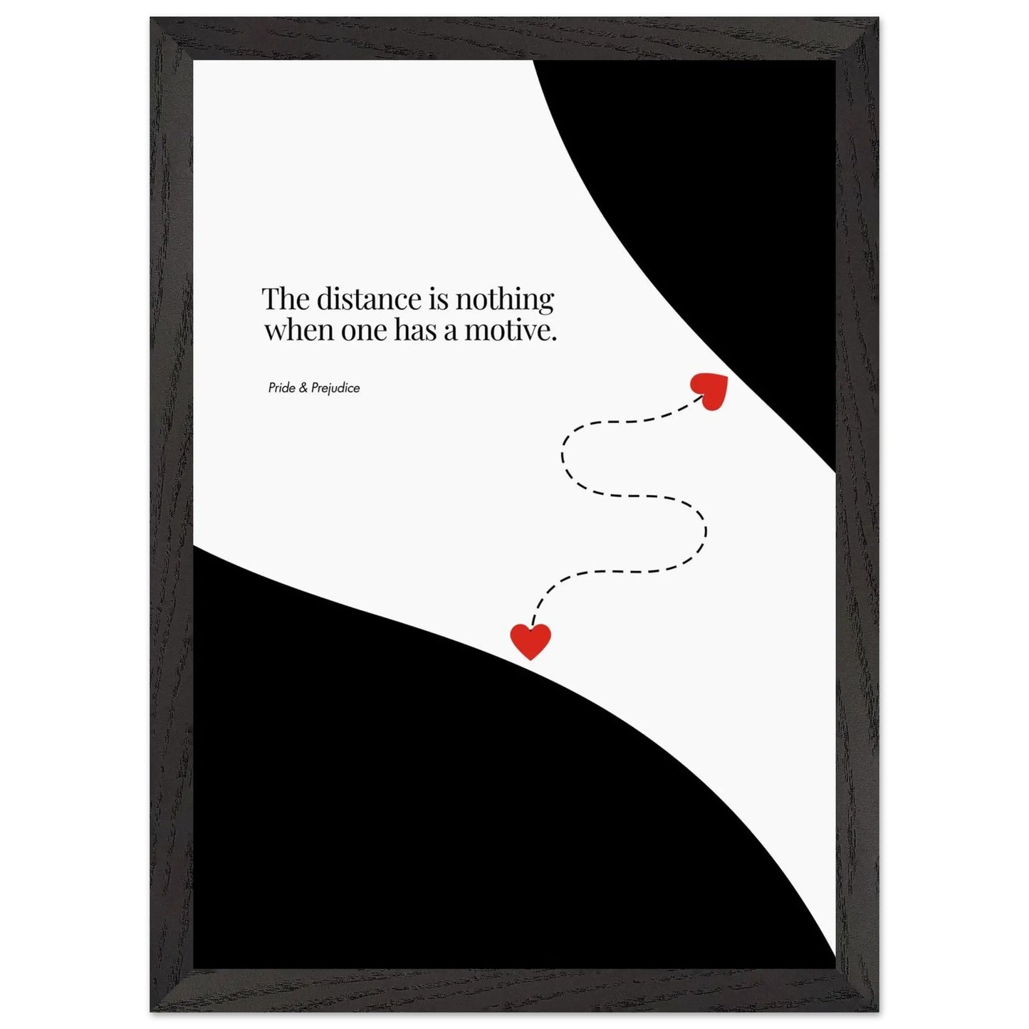 Jane Austen Quote - Pride & Prejudice Minimalist Poster-INK & FRAME STUDIO