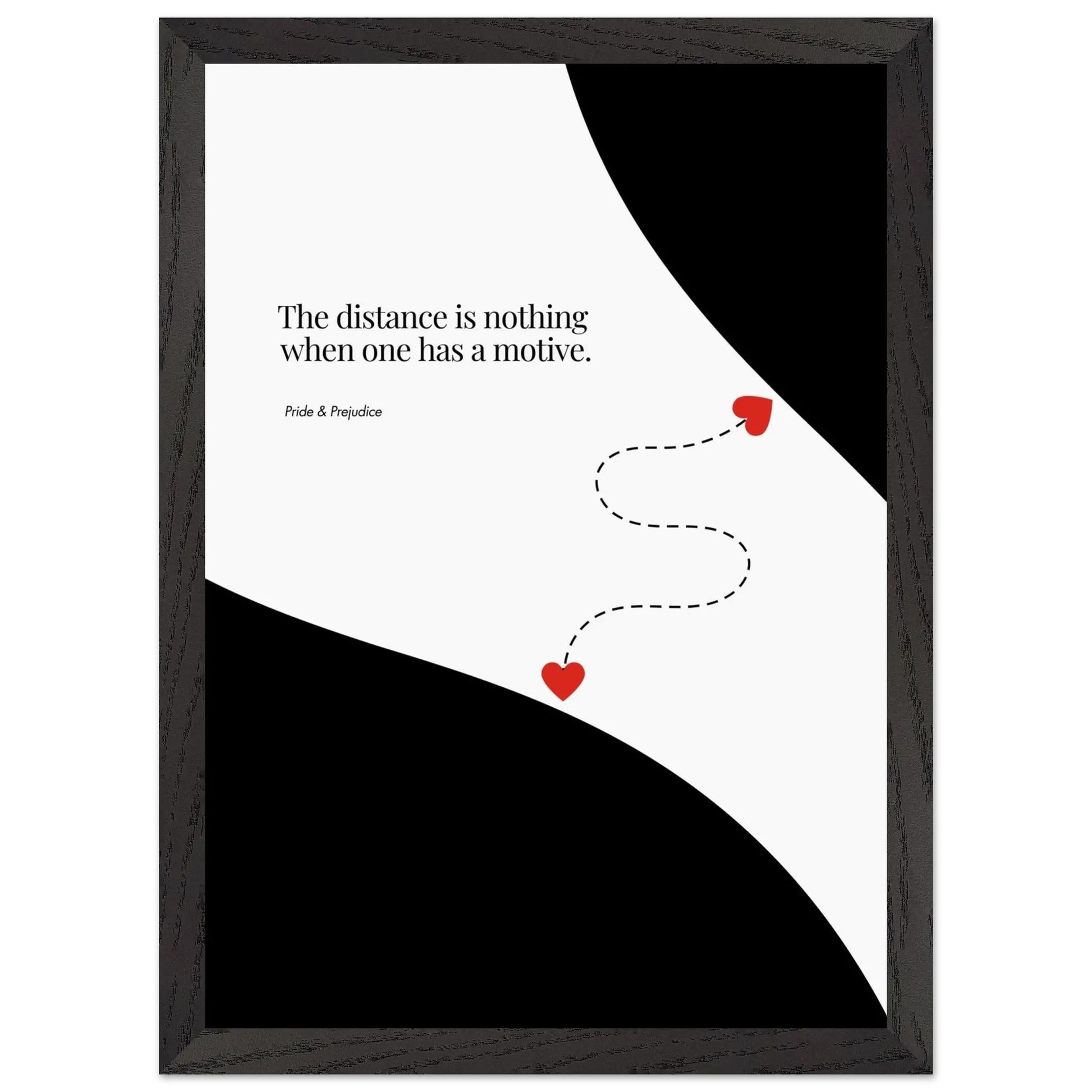 Jane Austen Quote - Pride & Prejudice Minimalist Poster-INK & FRAME STUDIO