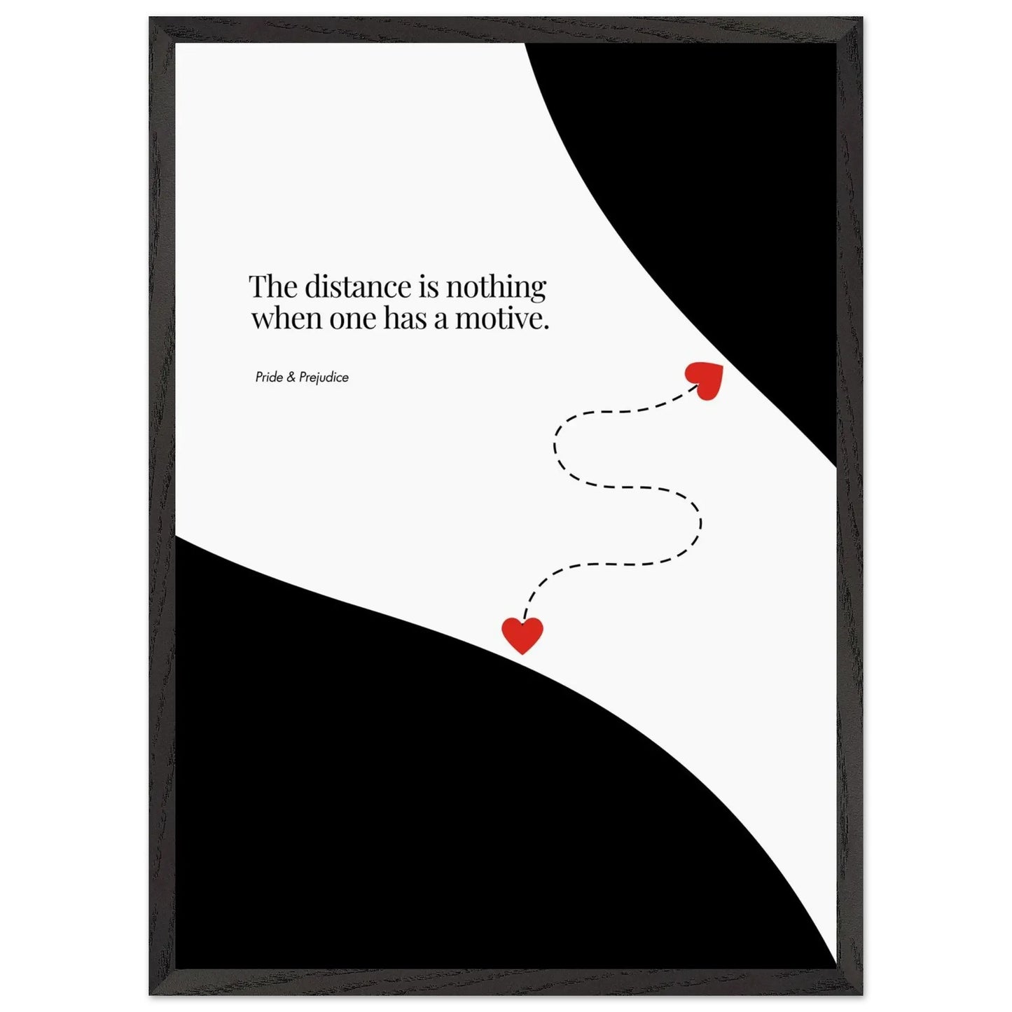 Jane Austen Quote - Pride & Prejudice Minimalist Poster-INK & FRAME STUDIO